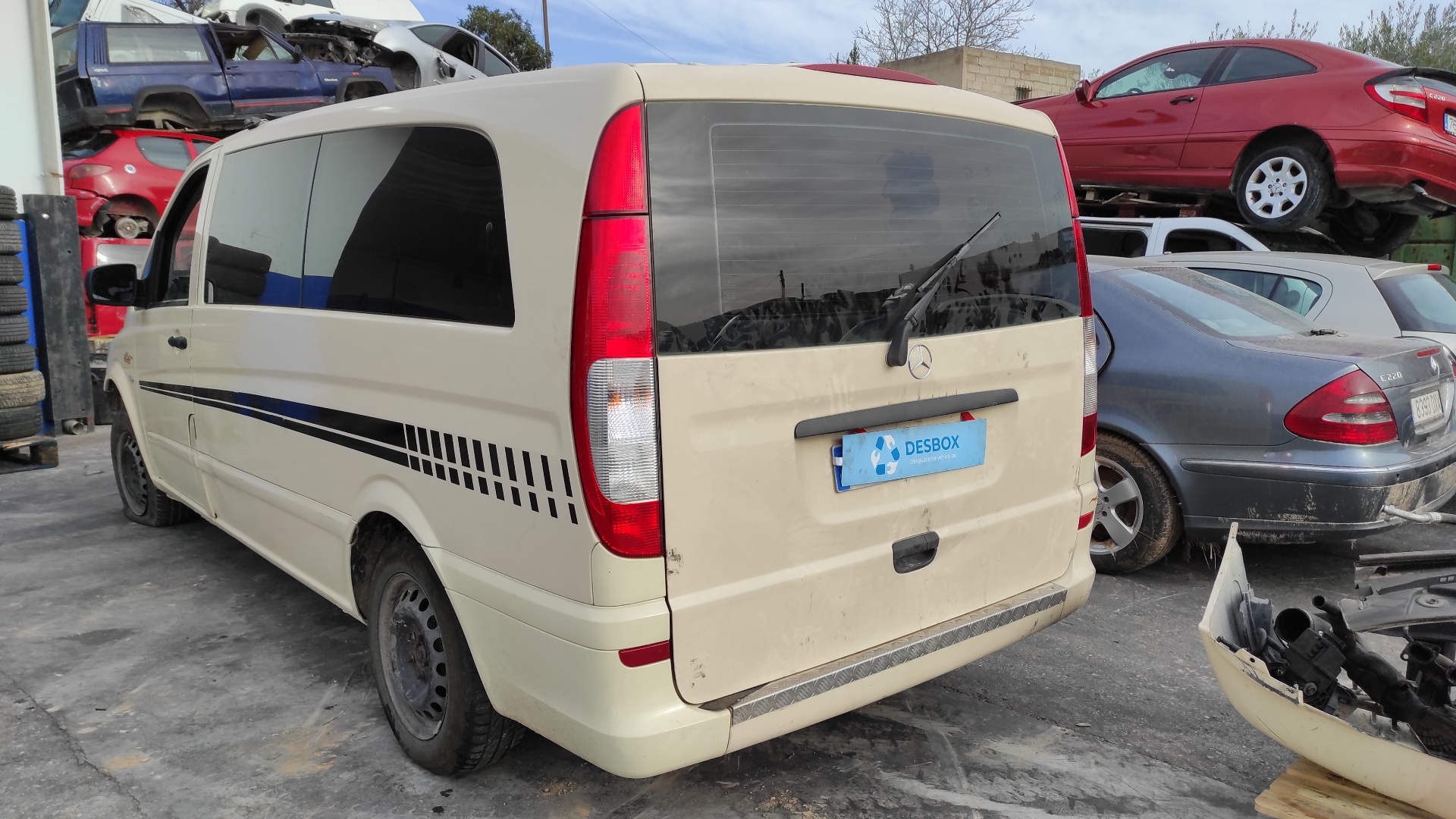 CERRADURA PUERTA TRASERA IZQUIERDA MERCEDES-BENZ VITO (W639) BASIC, COMBI - vista 13