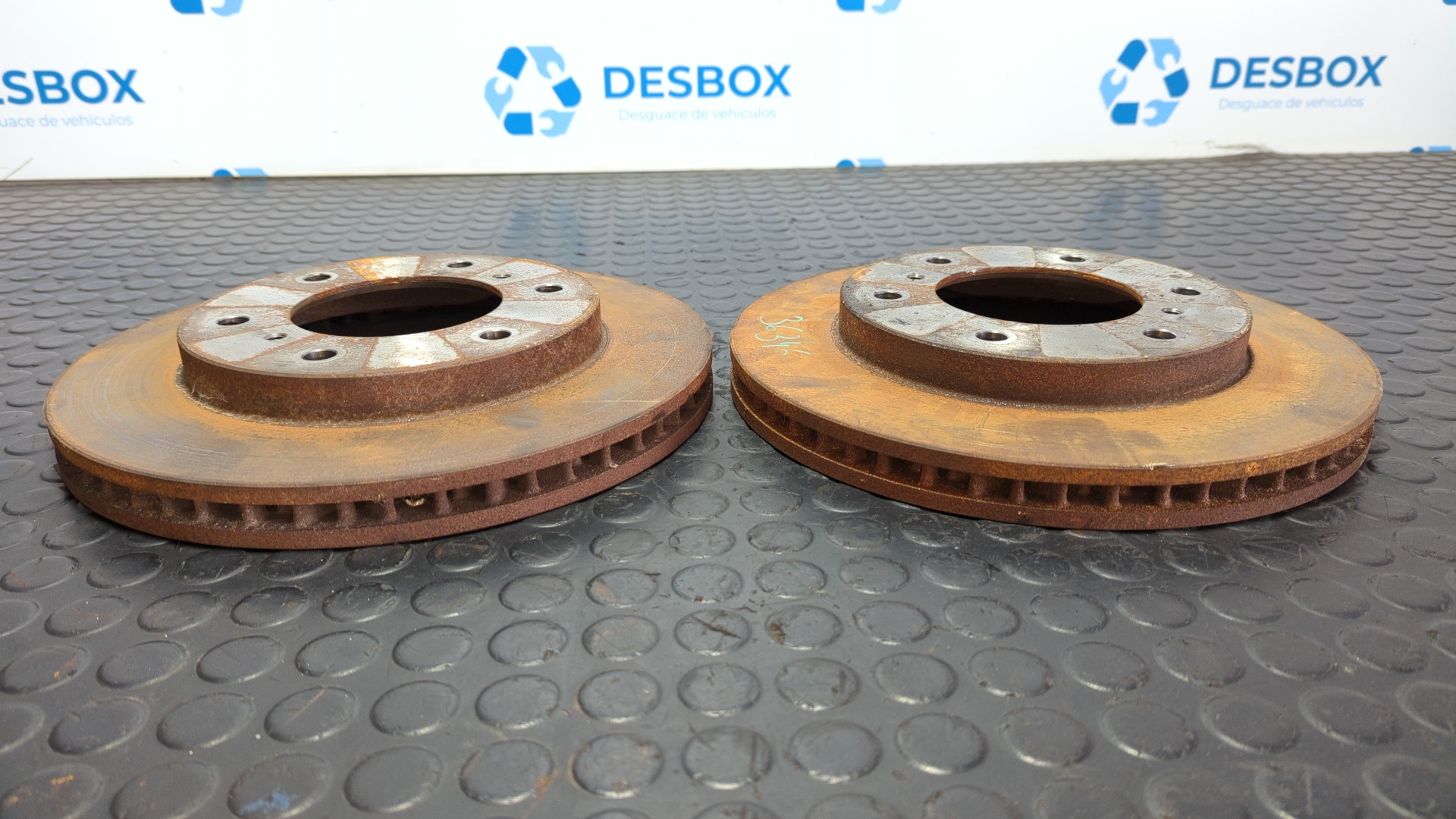 JUEGO DISCOS FRENO DELANTEROS MITSUBISHI MONTERO (V80/V90) - vista 5