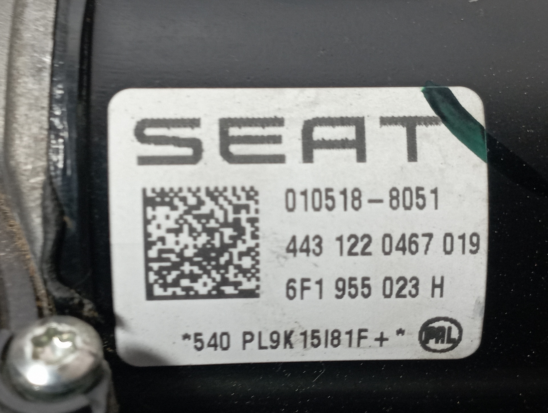 MOTOR LIMPIA DELANTERO SEAT ARONA - vista 2