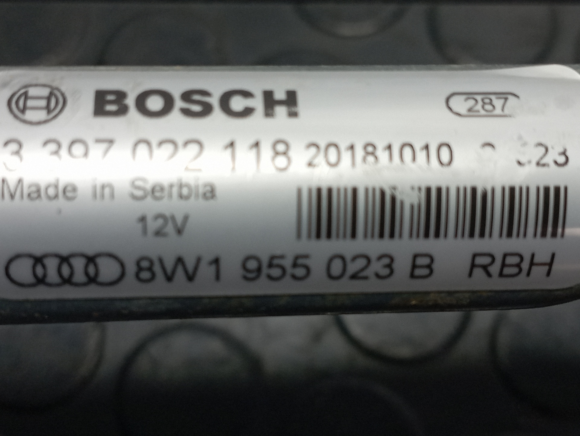 MOTOR LIMPIA DELANTERO AUDI A4 BERLINA (8W2) - vista 3