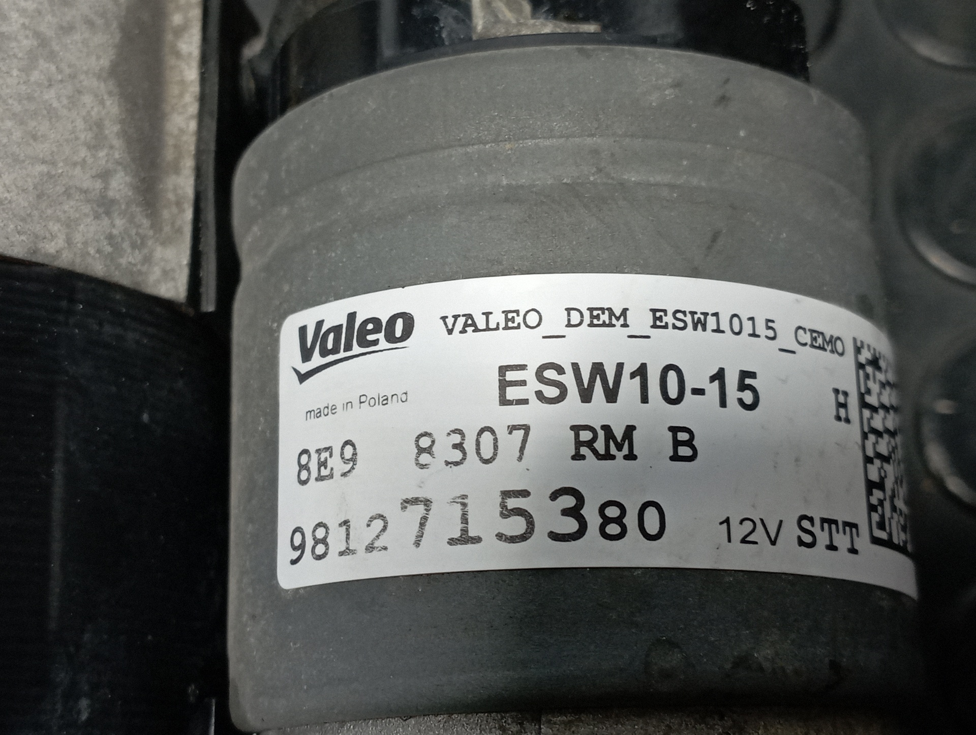 MOTOR ARRANQUE CITROEN C3 - vista 2