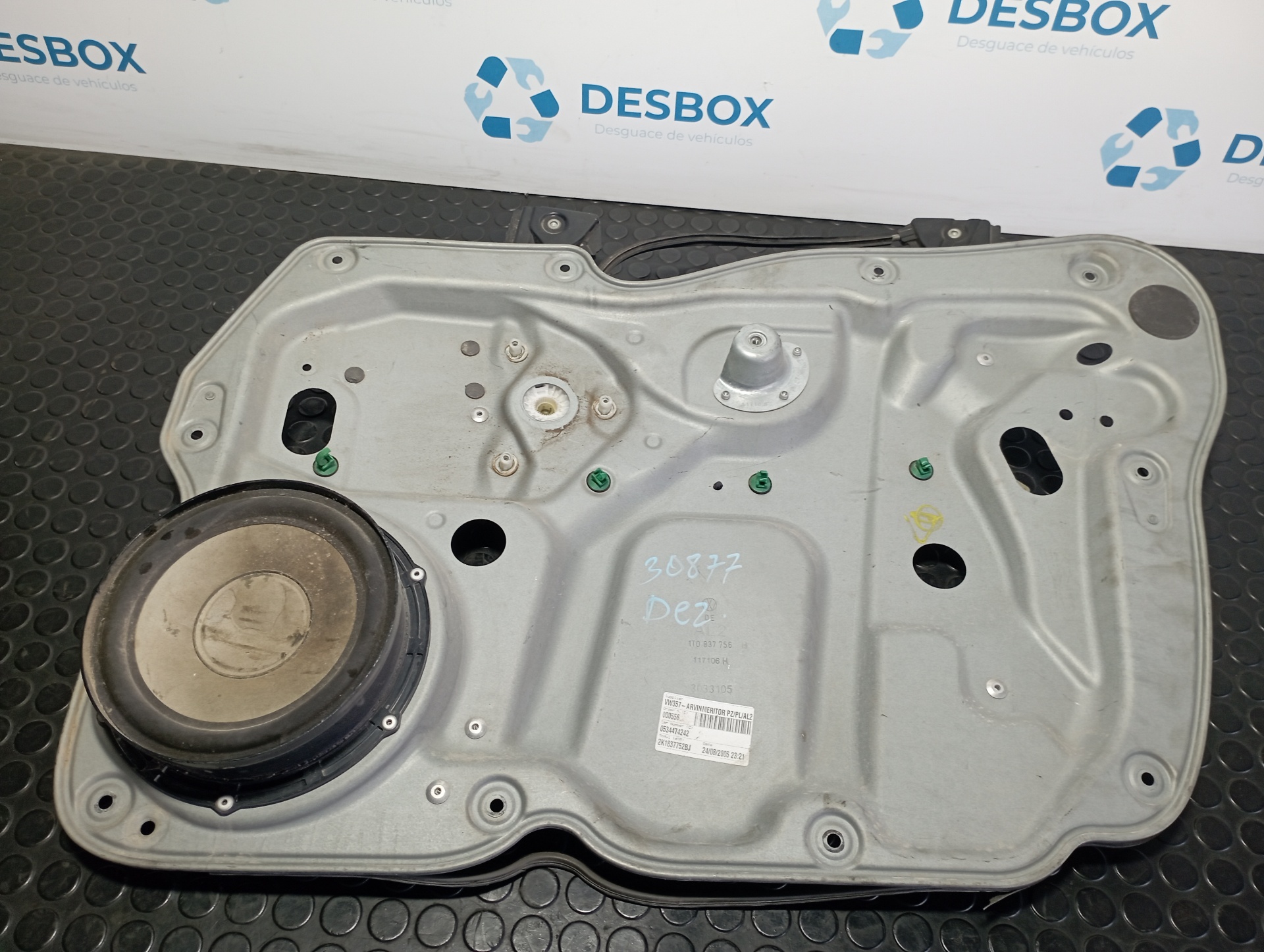 ELEVALUNAS DELANTERO DERECHO VOLKSWAGEN CADDY KA/KB (2K) - vista 3