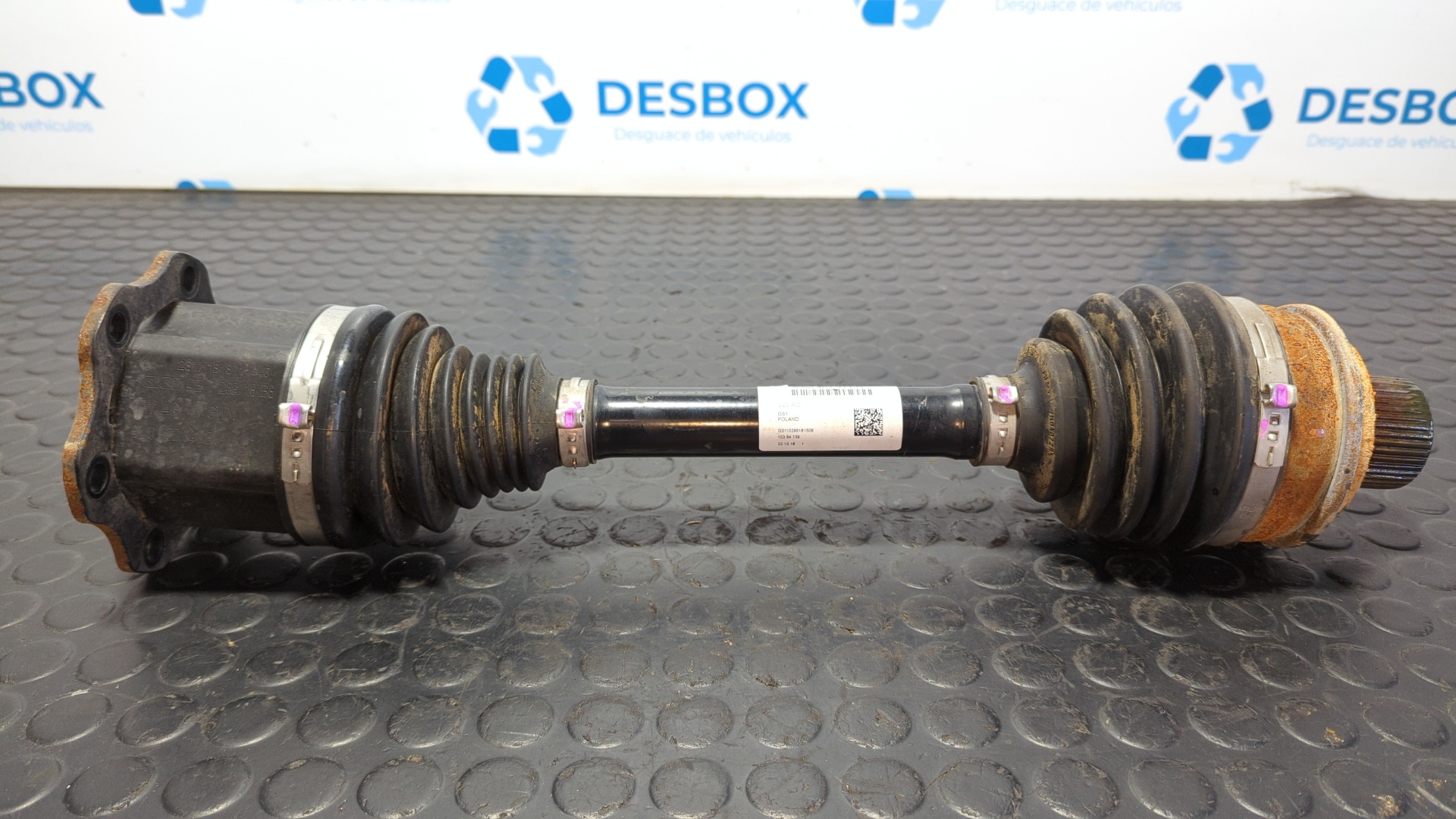 TRANSMISION DELANTERA DERECHA AUDI A4 BERLINA (8W2)