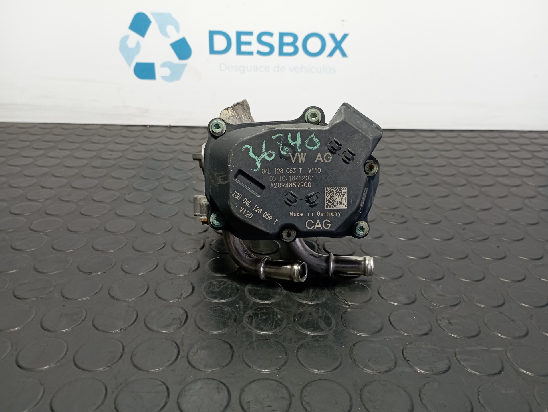 CAJA MARIPOSA AUDI A4 BERLINA (8W2) - vista 2