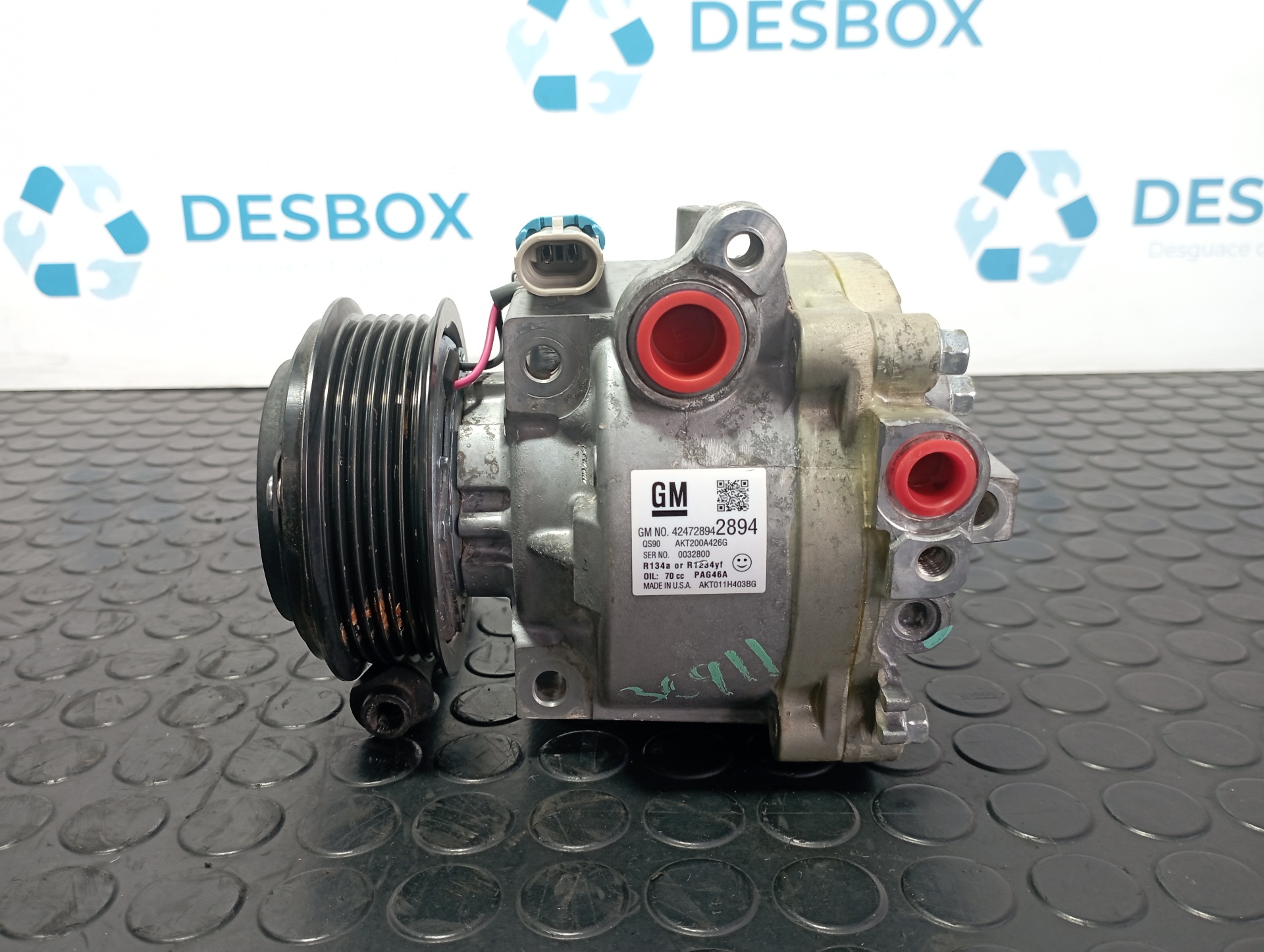 COMPRESOR AIRE ACONDICIONADO OPEL MOKKA X - vista 3