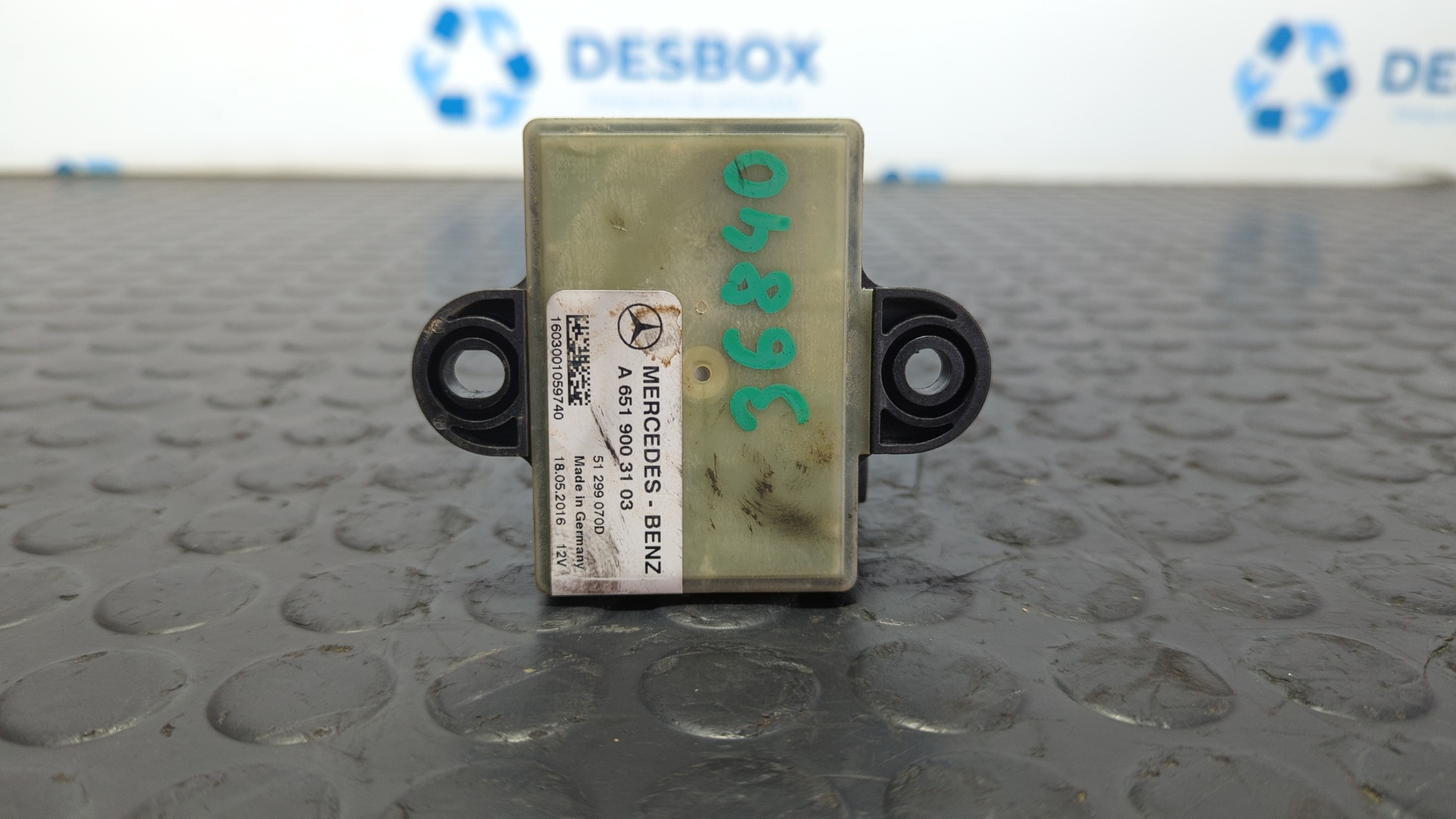 CAJA PRECALENTAMIENTO MERCEDES-BENZ CLASE A (W176) - vista 2