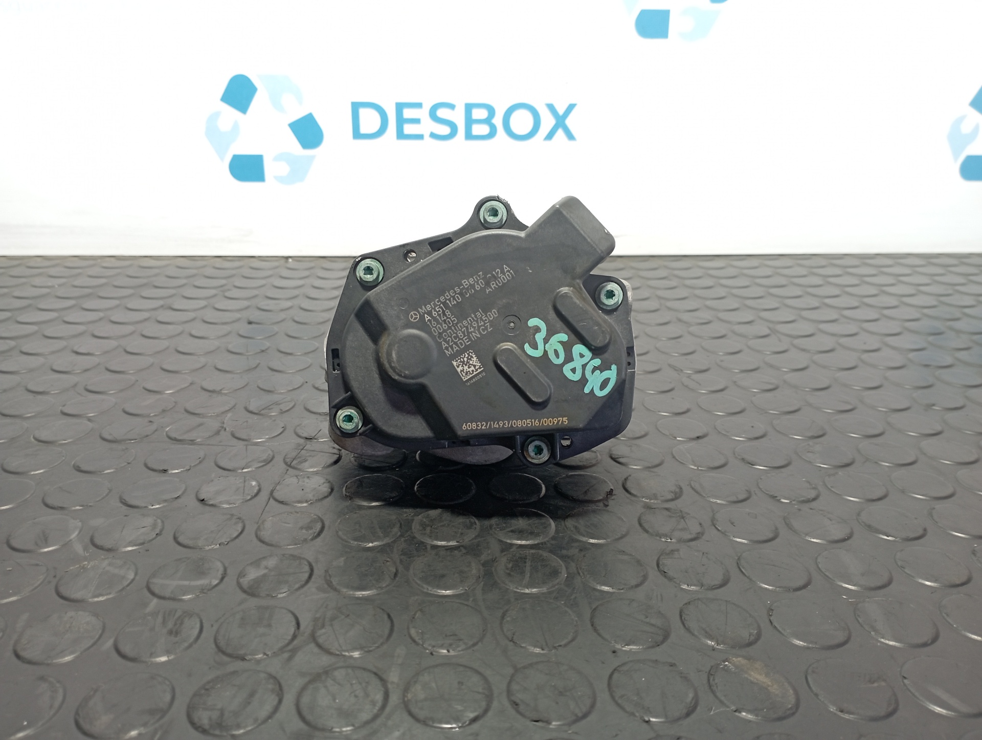 VALVULA EGR MERCEDES-BENZ CLASE A (W176) - vista 2