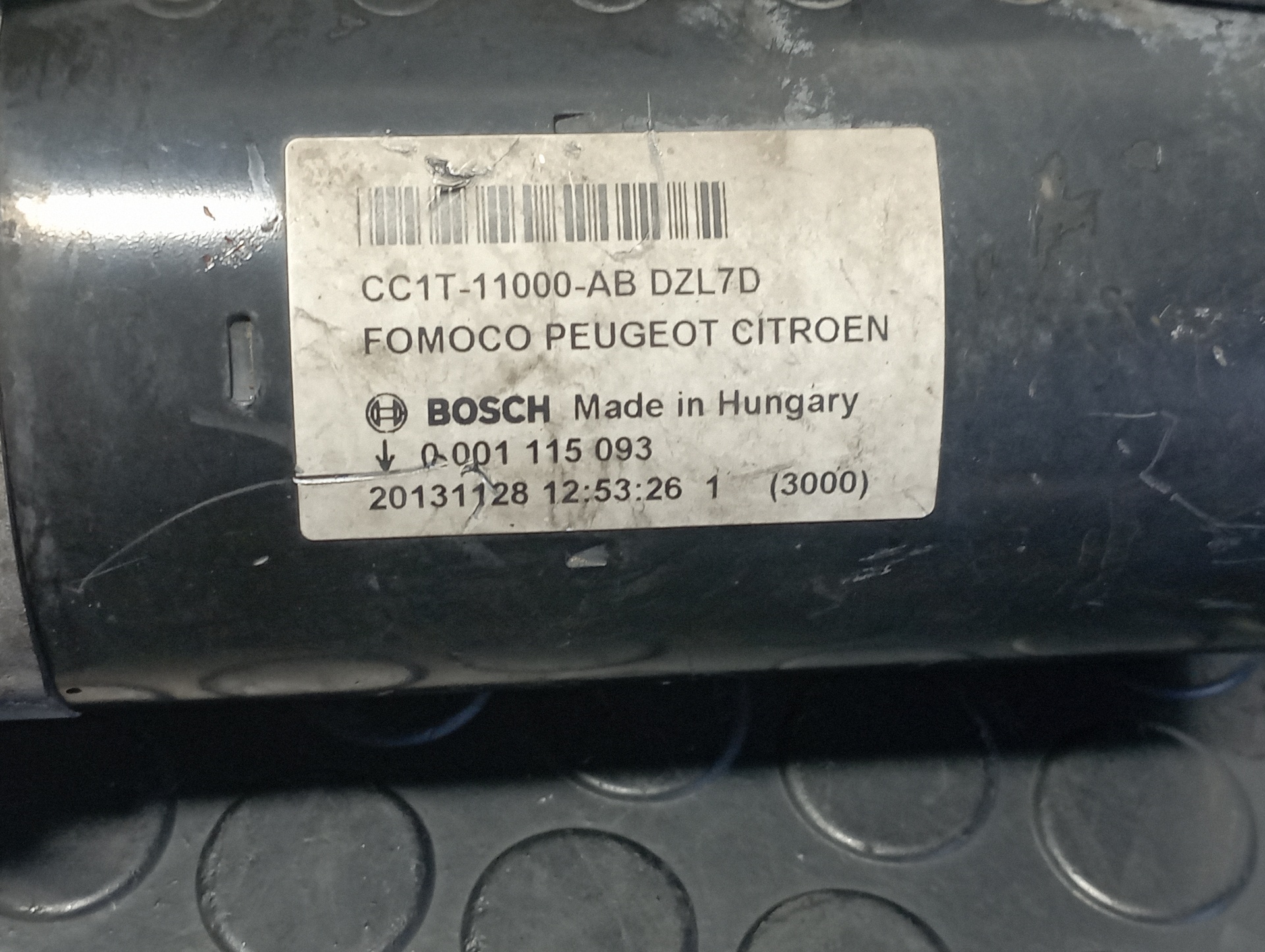 MOTOR ARRANQUE PEUGEOT BOXER CAJA CERR. TECHO ELEVADO (BAT.3450)(335)(2007 =>) - vista 5