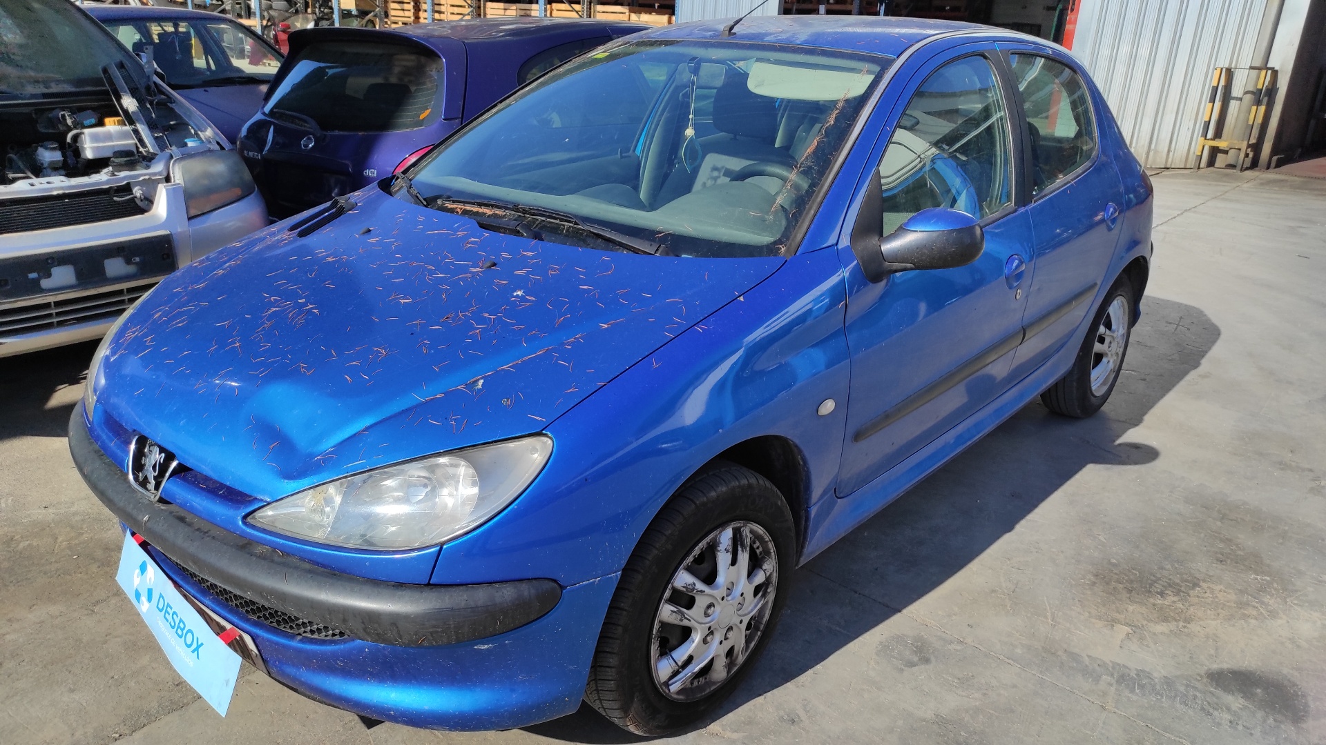 PUERTA DELANTERA IZQUIERDA PEUGEOT 206 BERLINA - vista 2