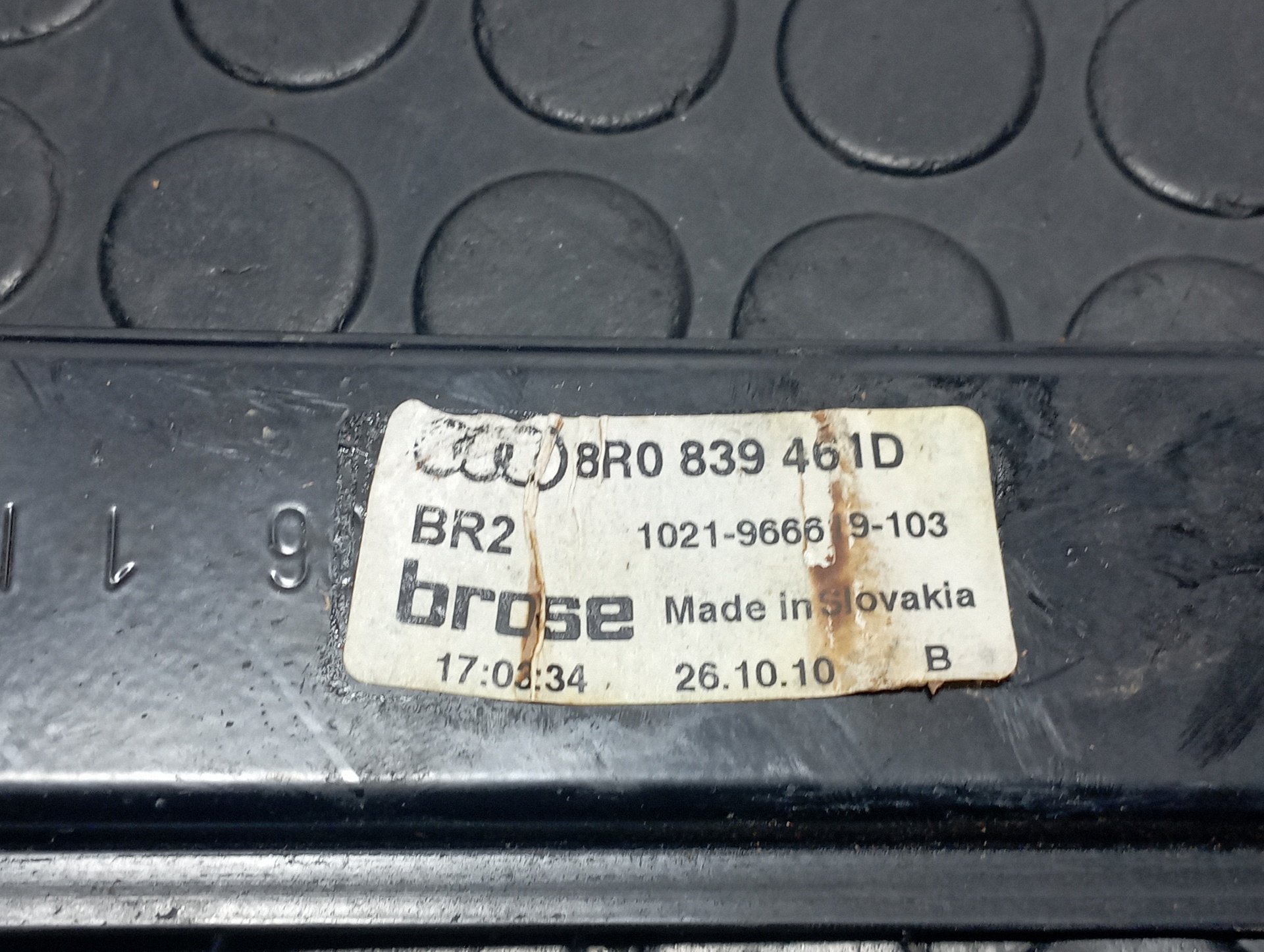 ELEVALUNAS TRASERO IZQUIERDO AUDI Q5 (8R) - vista 2