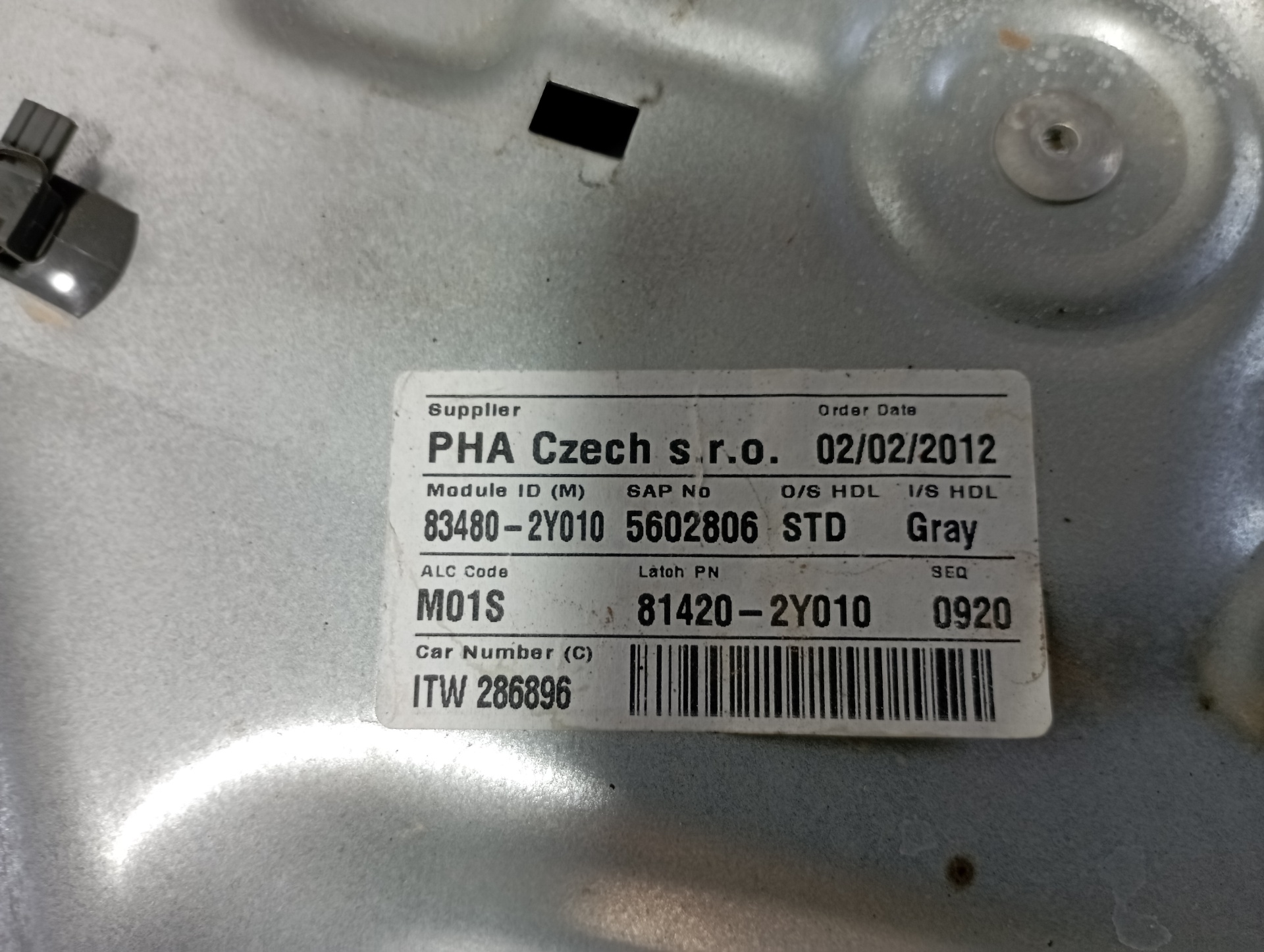 ELEVALUNAS TRASERO DERECHO HYUNDAI IX35 - vista 4