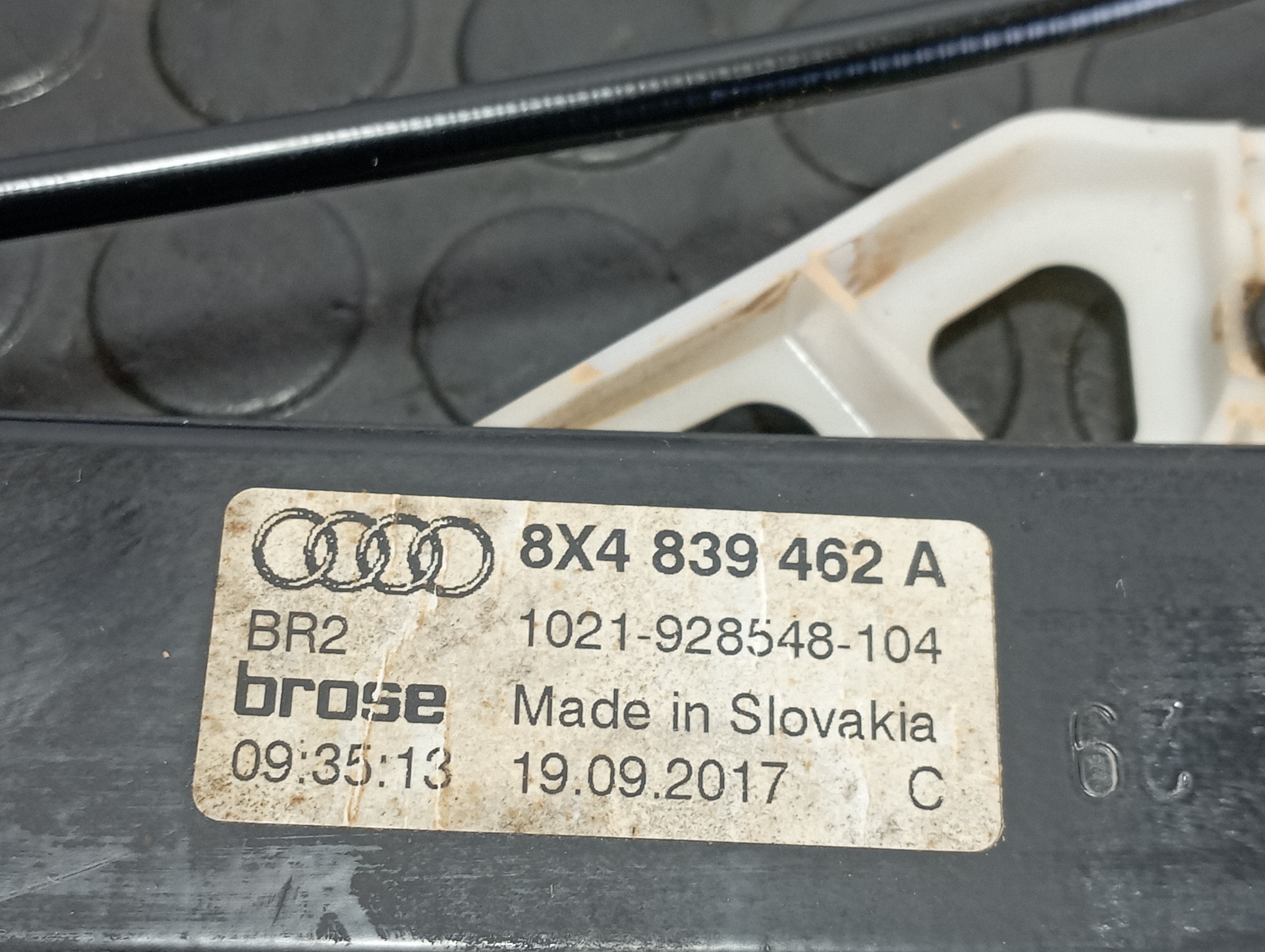 ELEVALUNAS TRASERO DERECHO AUDI A1 SPORTBACK (8XF) - vista 2
