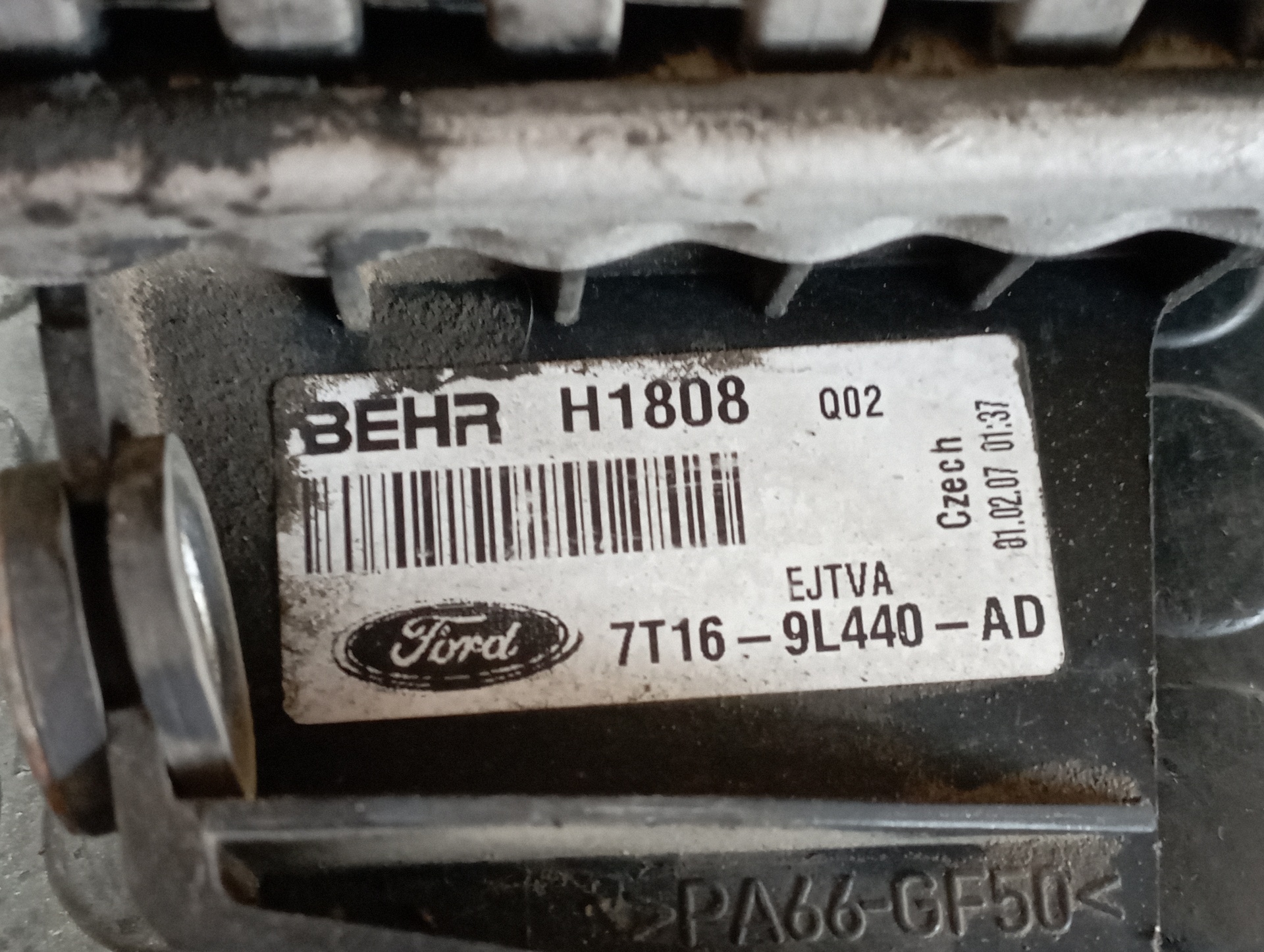 INTERCOOLER FORD TRANSIT CONNECT (TC7) - vista 2