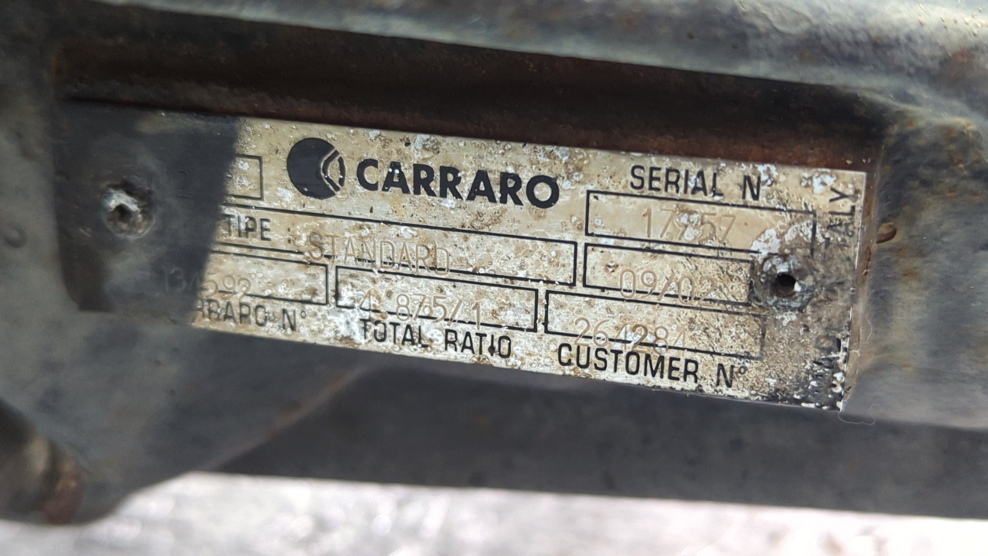 PUENTE TRASERO PIAGGIO (VESPA) PORTER PICK - UP - vista 3