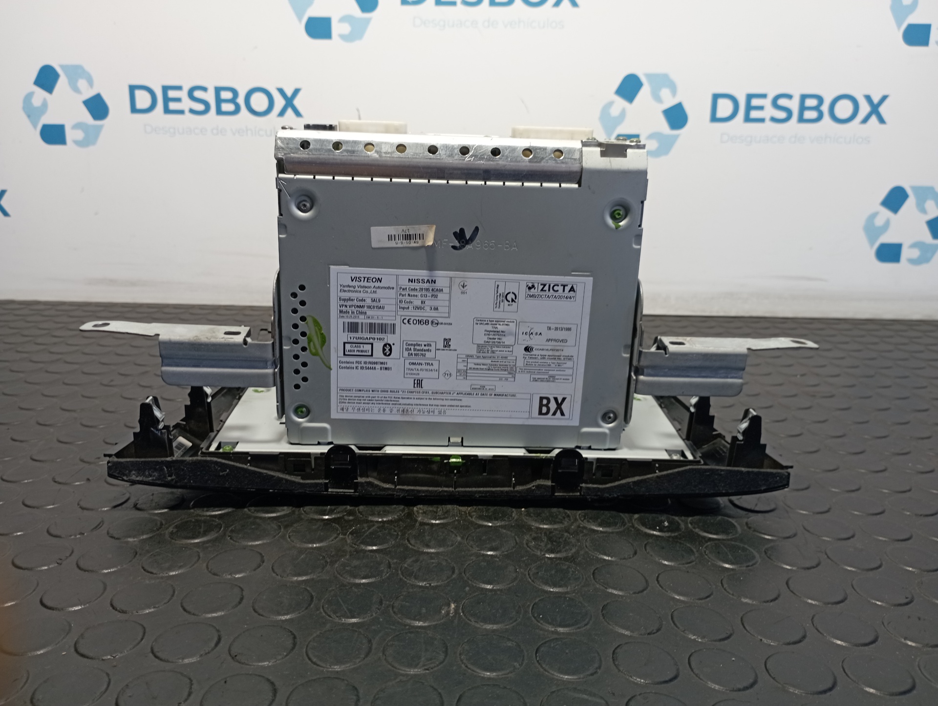 SISTEMA AUDIO / RADIO CD NISSAN QASHQAI (J11) - vista 5