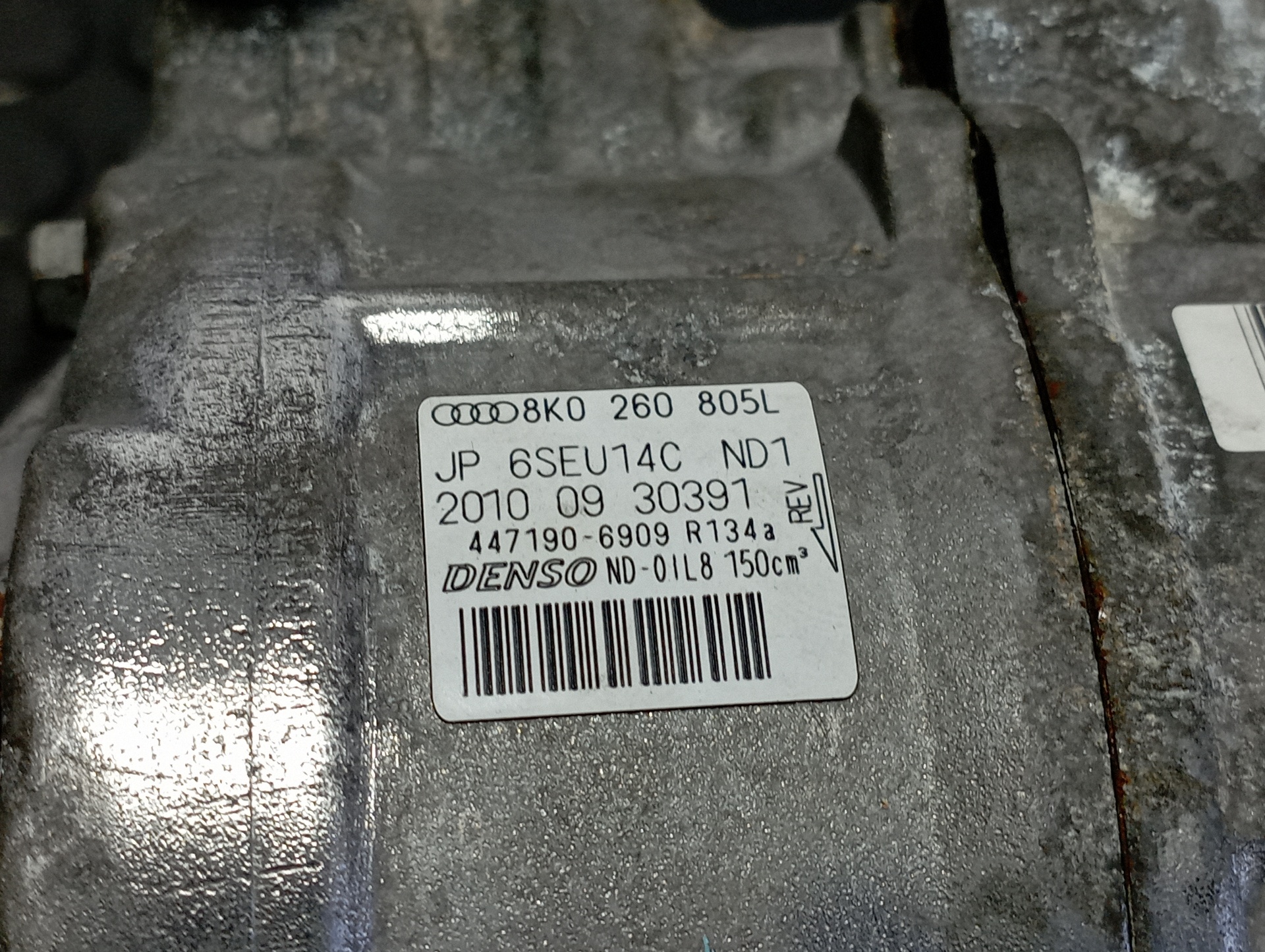 COMPRESOR AIRE ACONDICIONADO AUDI Q5 (8R) - vista 3