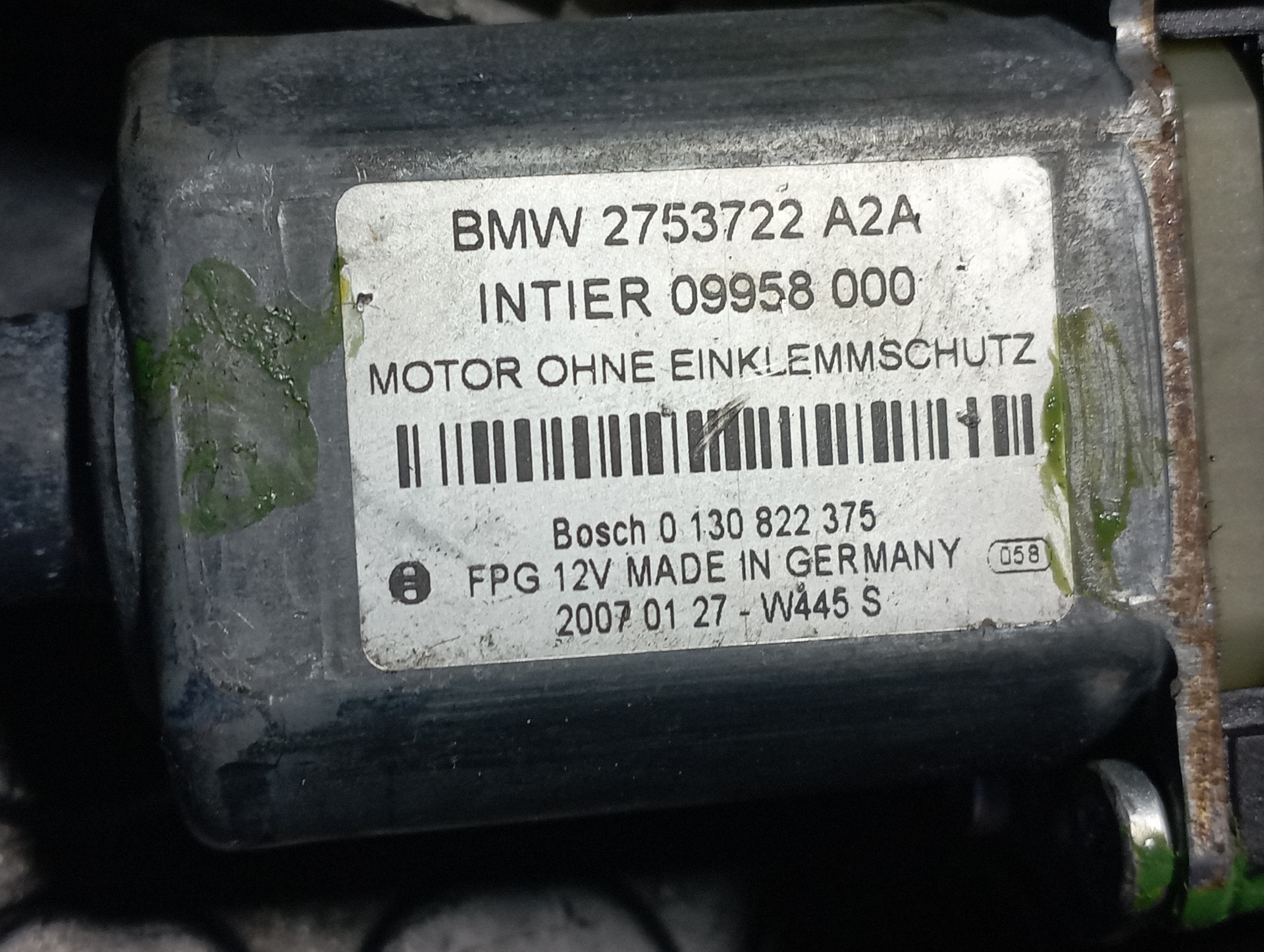 ELEVALUNAS DELANTERO DERECHO BMW MINI (R50,R53) - vista 2