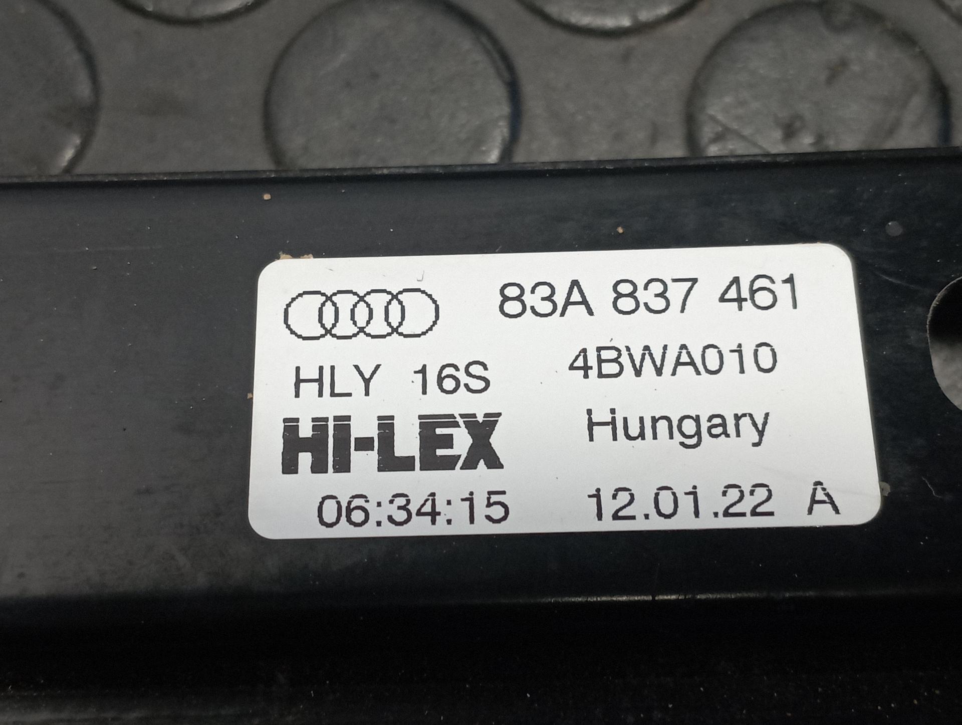 ELEVALUNAS DELANTERO IZQUIERDO AUDI Q3 (F3B) - vista 3