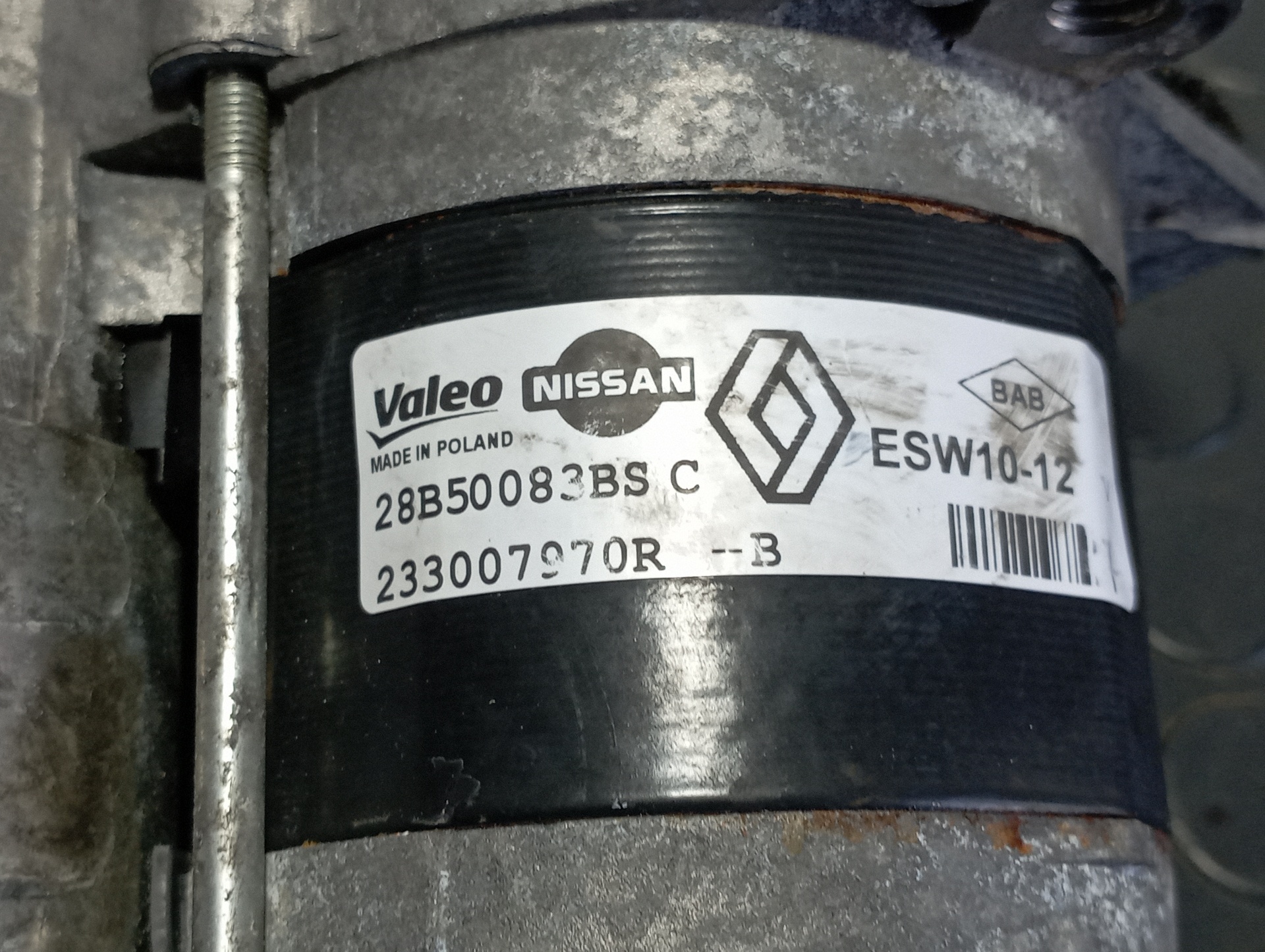 MOTOR ARRANQUE RENAULT SCENIC III - vista 3