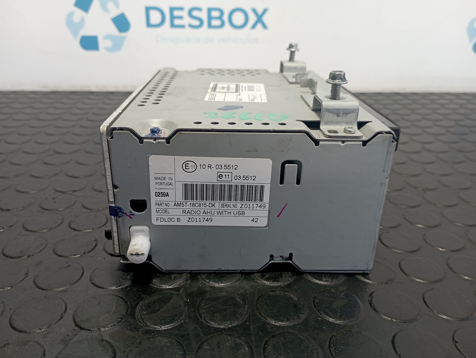 SISTEMA AUDIO / RADIO CD FORD FIESTA (CCN) - vista 6