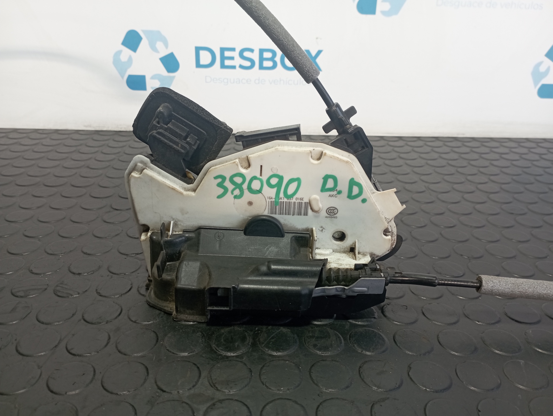 CERRADURA PUERTA DELANTERA DERECHA VOLKSWAGEN GOLF VII LIM. (5G1) - vista 3