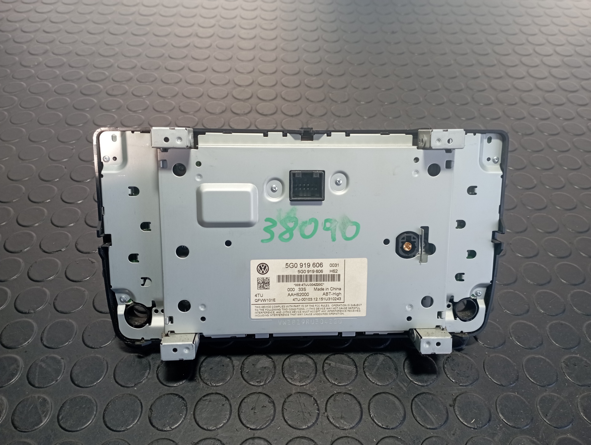 SISTEMA AUDIO / RADIO CD VOLKSWAGEN GOLF VII LIM. (5G1) - vista 2