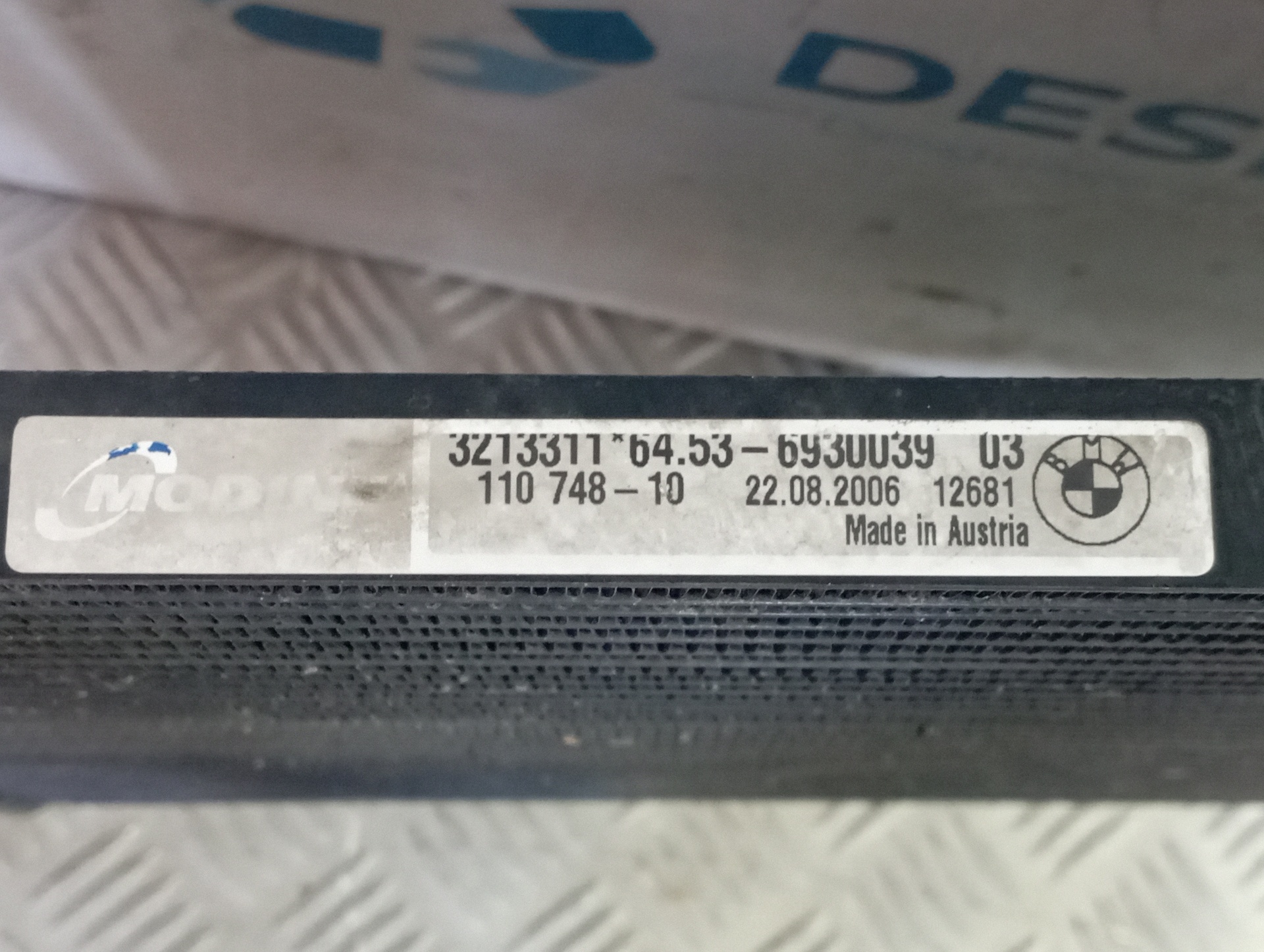 CONDENSADOR / RADIADOR  AIRE ACONDICIONADO BMW SERIE 3 BERLINA (E90) - vista 4