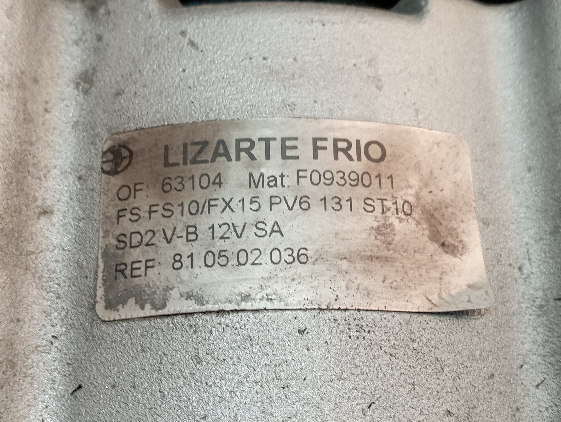 COMPRESOR AIRE ACONDICIONADO FORD MONDEO BERLINA (GE) - vista 2