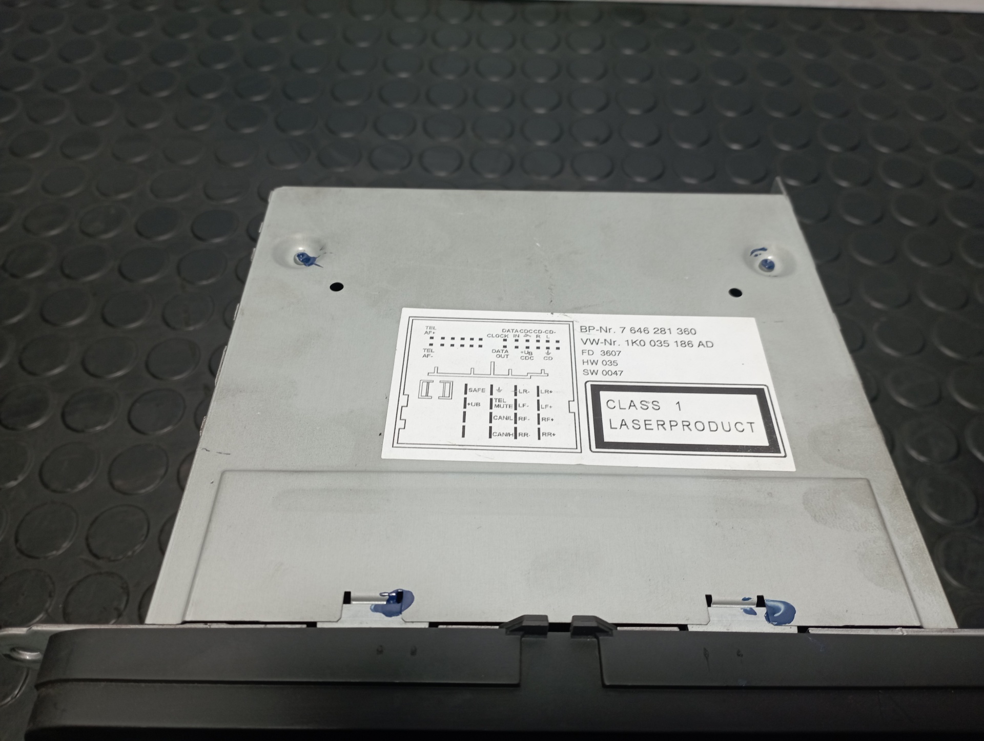 SISTEMA AUDIO / RADIO CD VOLKSWAGEN GOLF V VARIANT (1K5) - vista 4