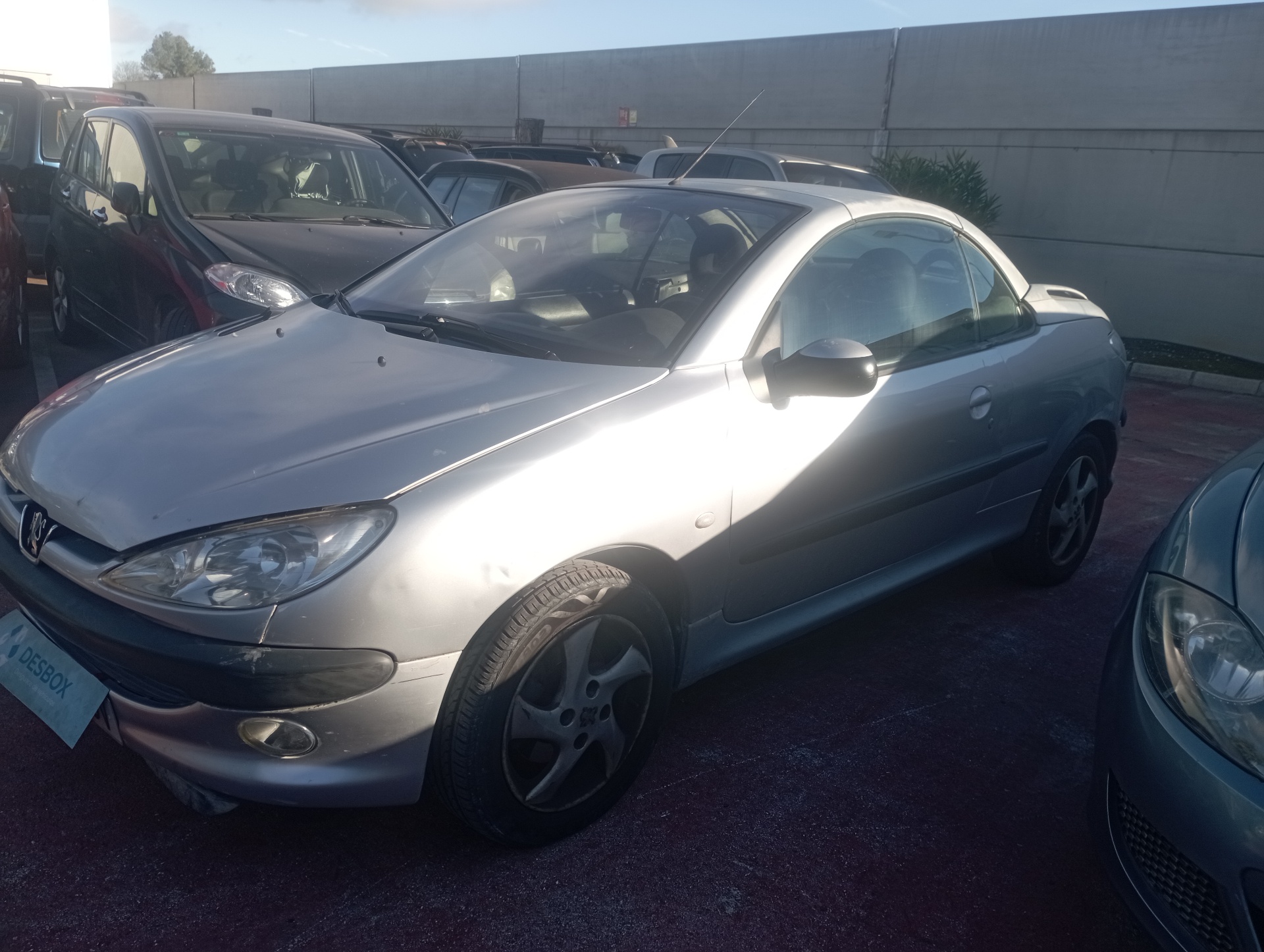 Recambio de RETROVISOR IZQUIERDO para PEUGEOT 206 CC NFU - GRIS 9