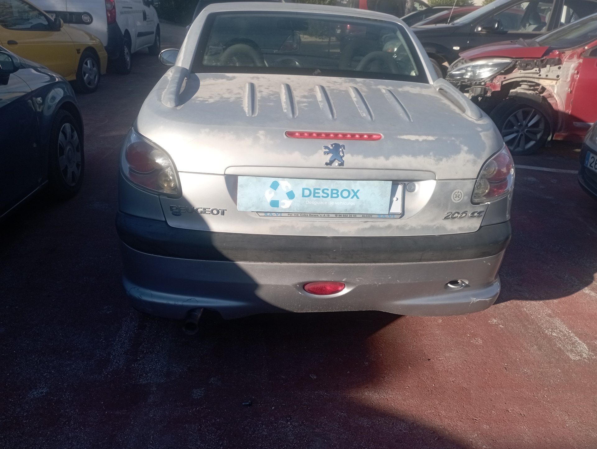 Recambio de RETROVISOR IZQUIERDO para PEUGEOT 206 CC NFU - GRIS 10