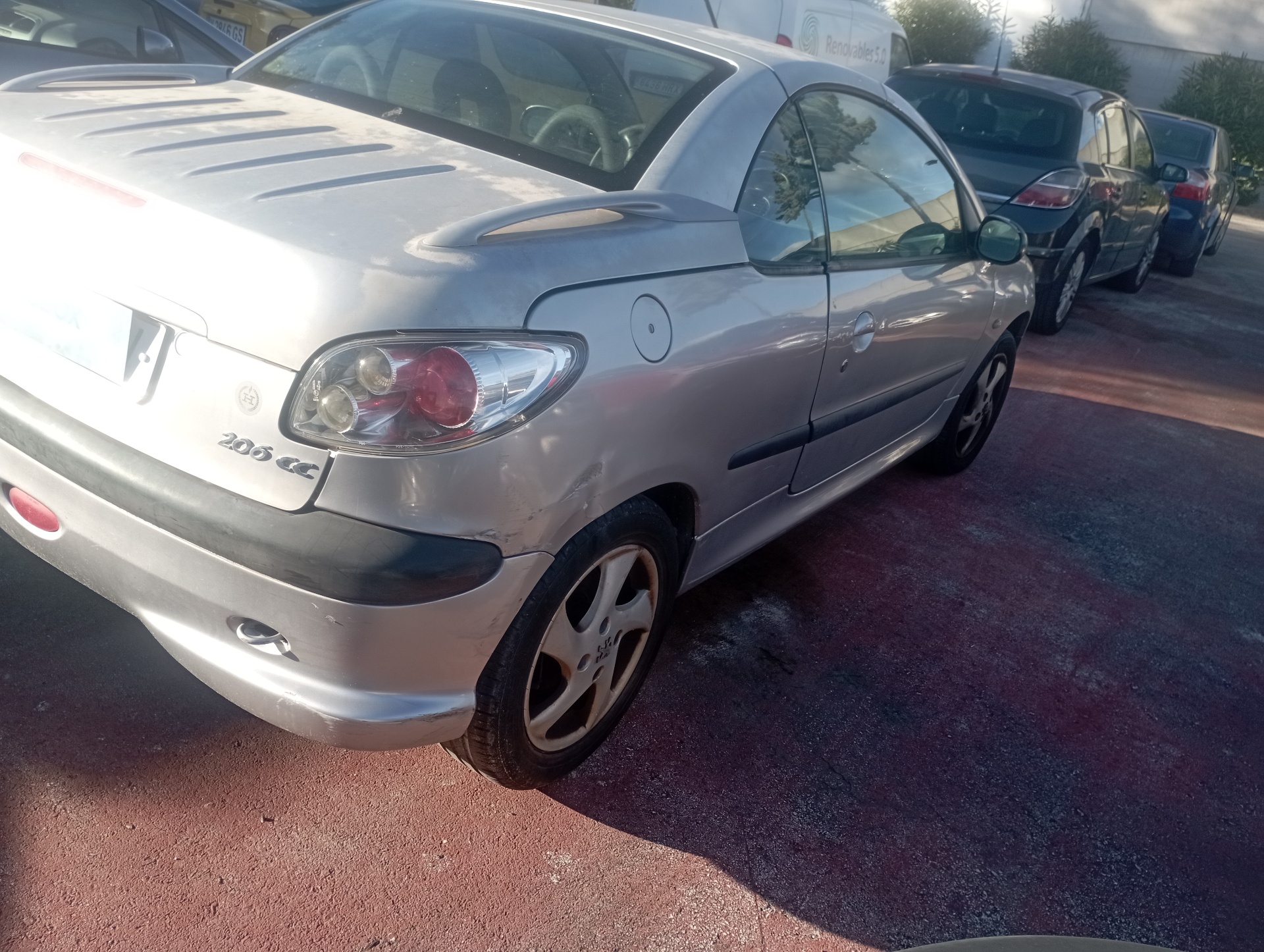 Recambio de RETROVISOR IZQUIERDO para PEUGEOT 206 CC NFU - GRIS 5
