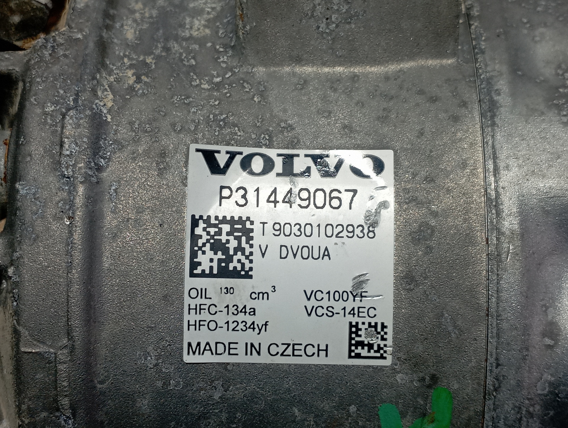 COMPRESOR AIRE ACONDICIONADO VOLVO XC 40 - vista 3