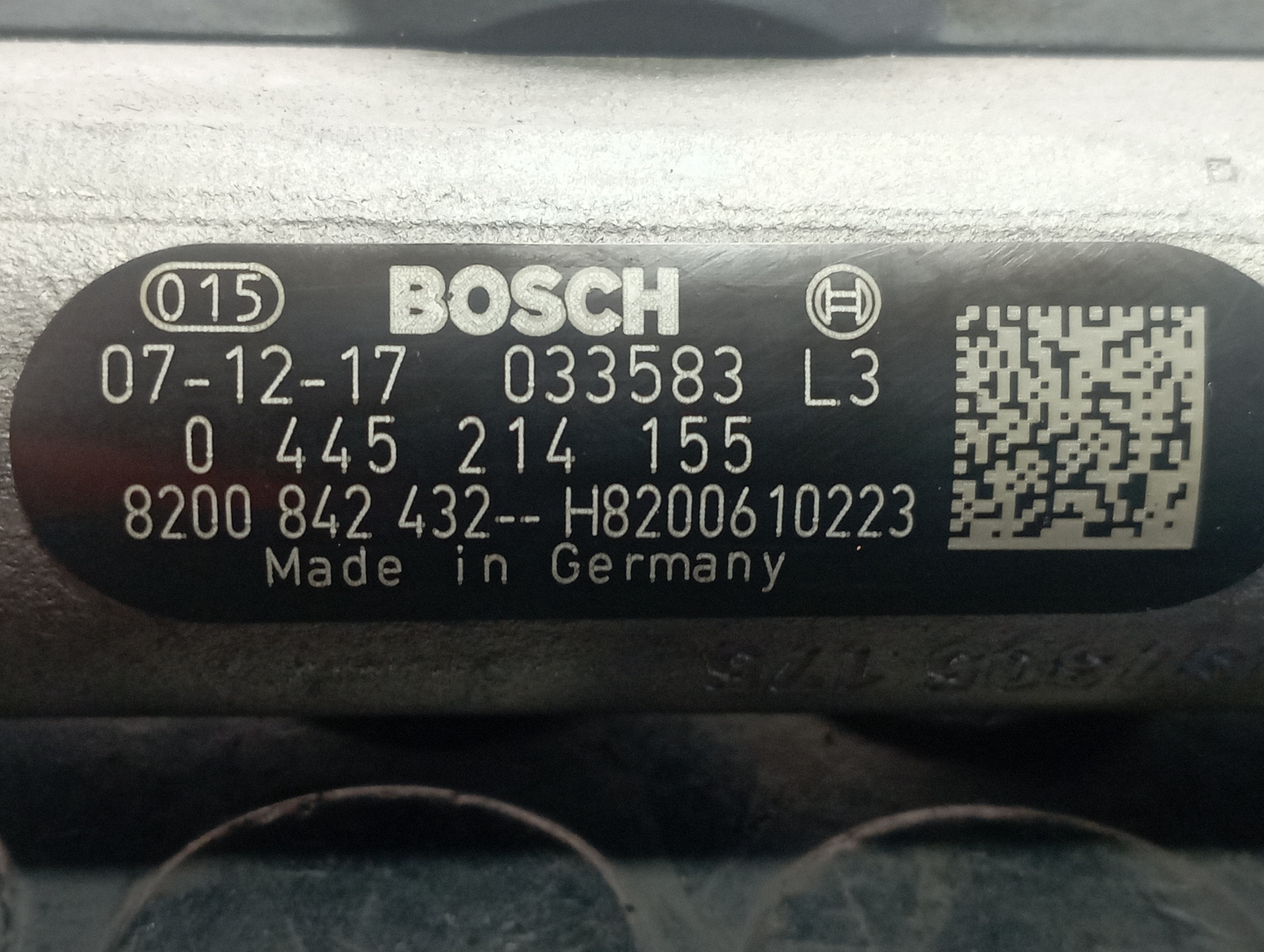 RAMPA INYECTORA NISSAN QASHQAI (J10) - vista 2