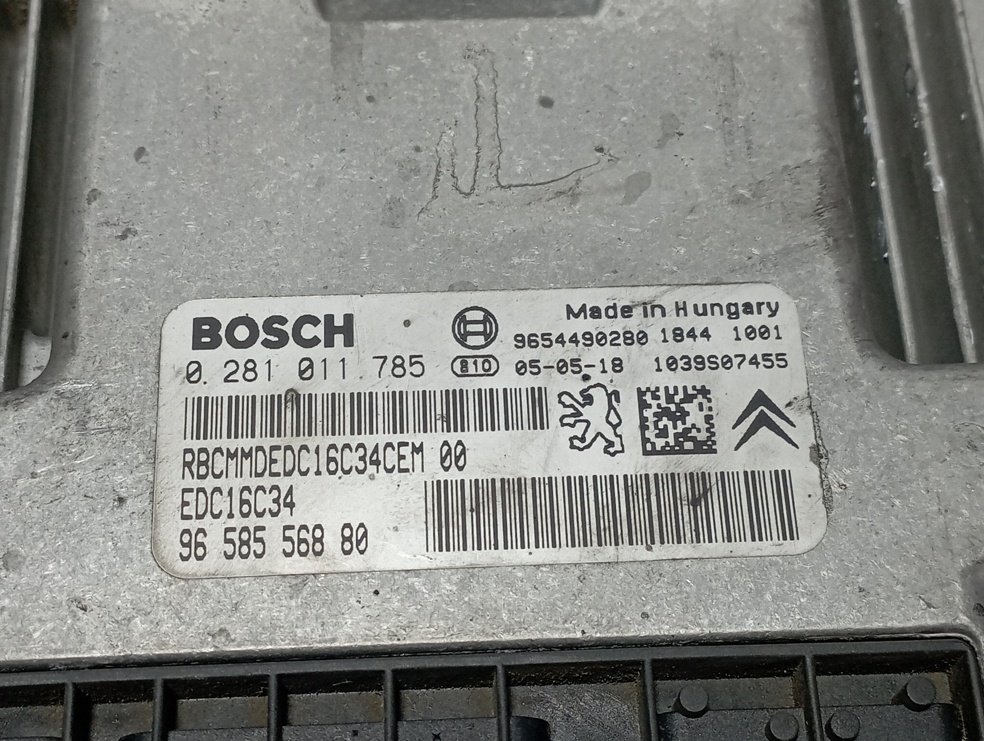 CENTRALITA MOTOR UCE CITROEN C2 - vista 2