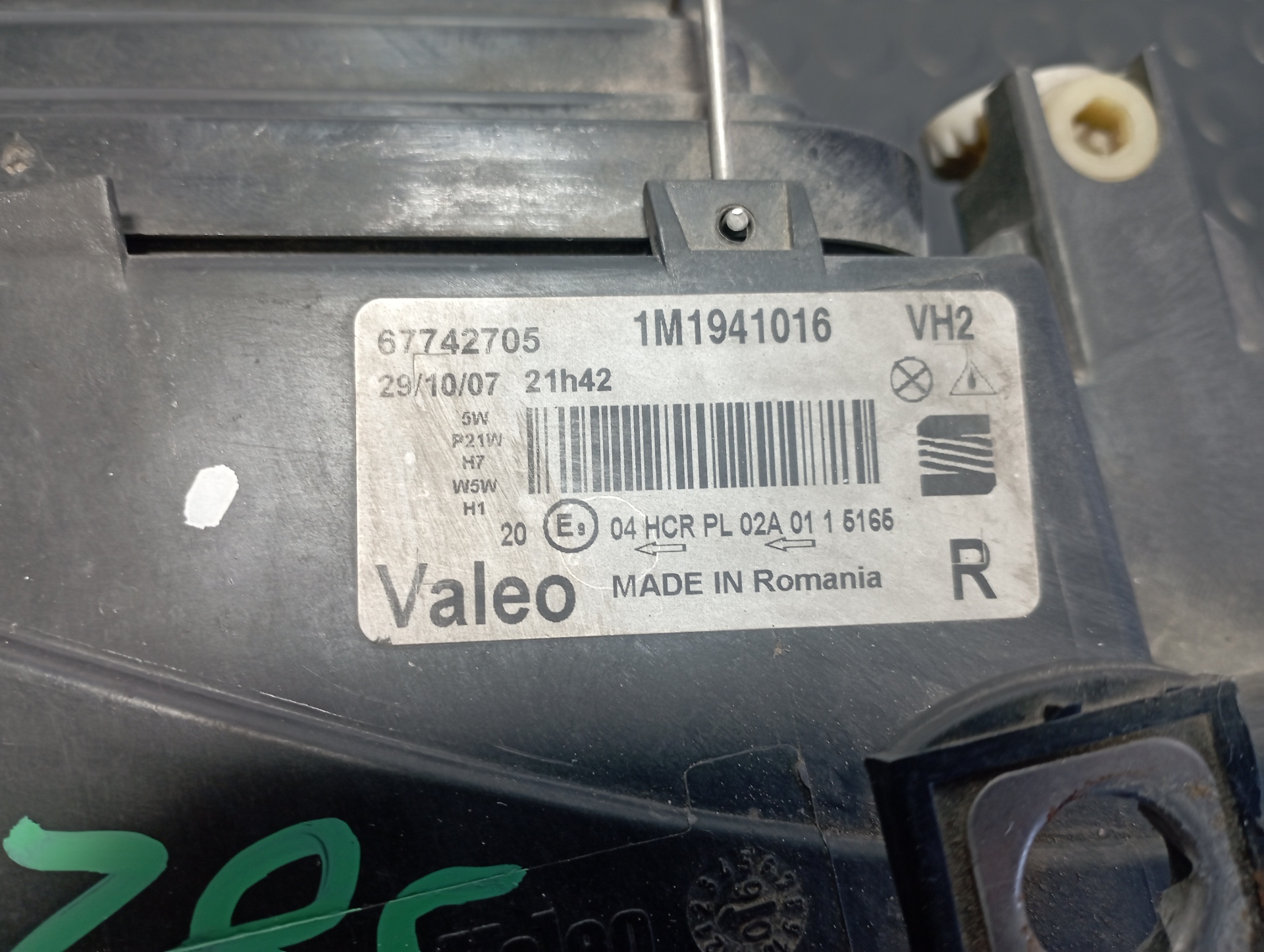 FARO DERECHO SEAT LEON (1M1) - vista 4