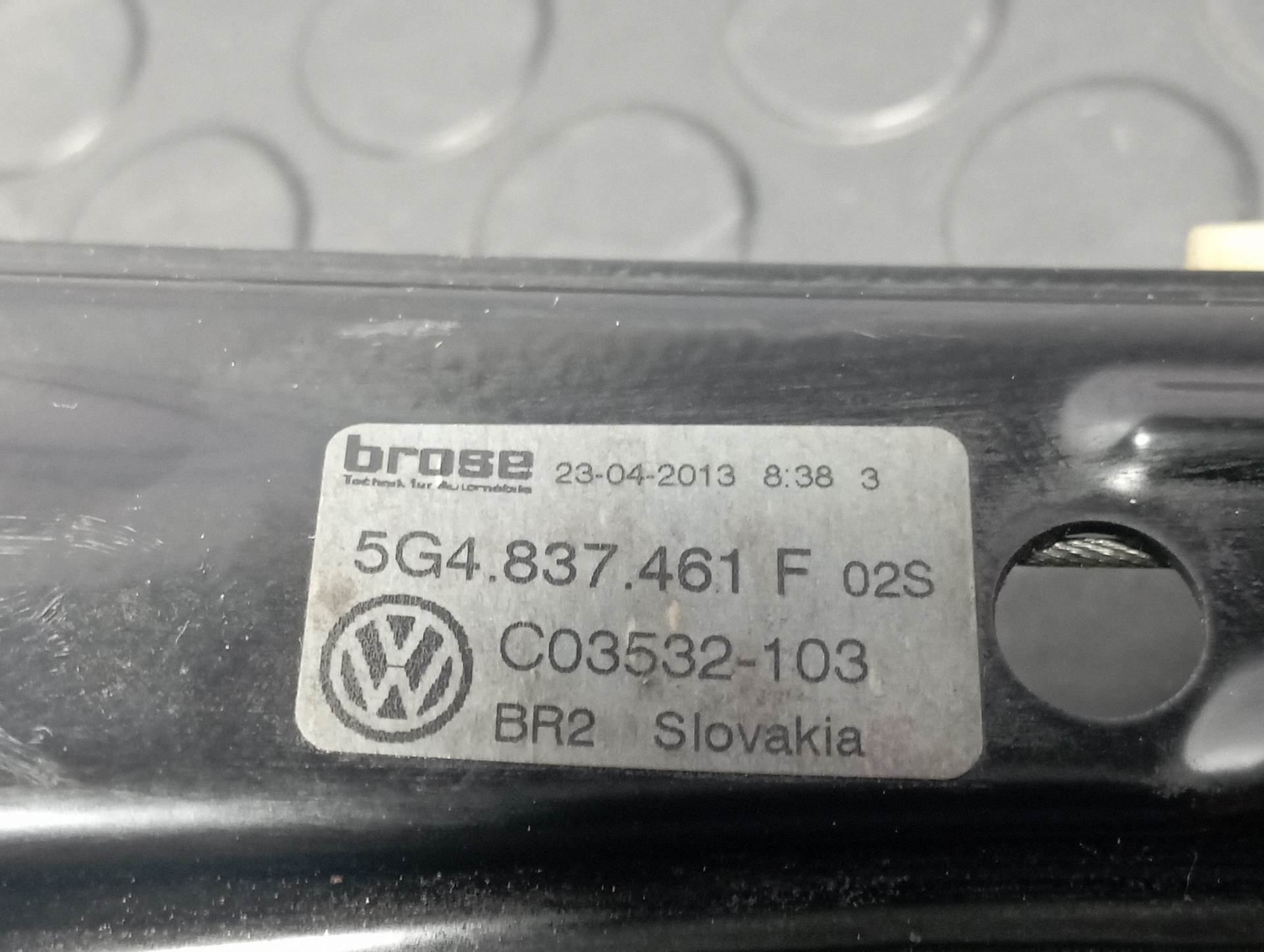 ELEVALUNAS DELANTERO IZQUIERDO VOLKSWAGEN GOLF VII LIM. - vista 3