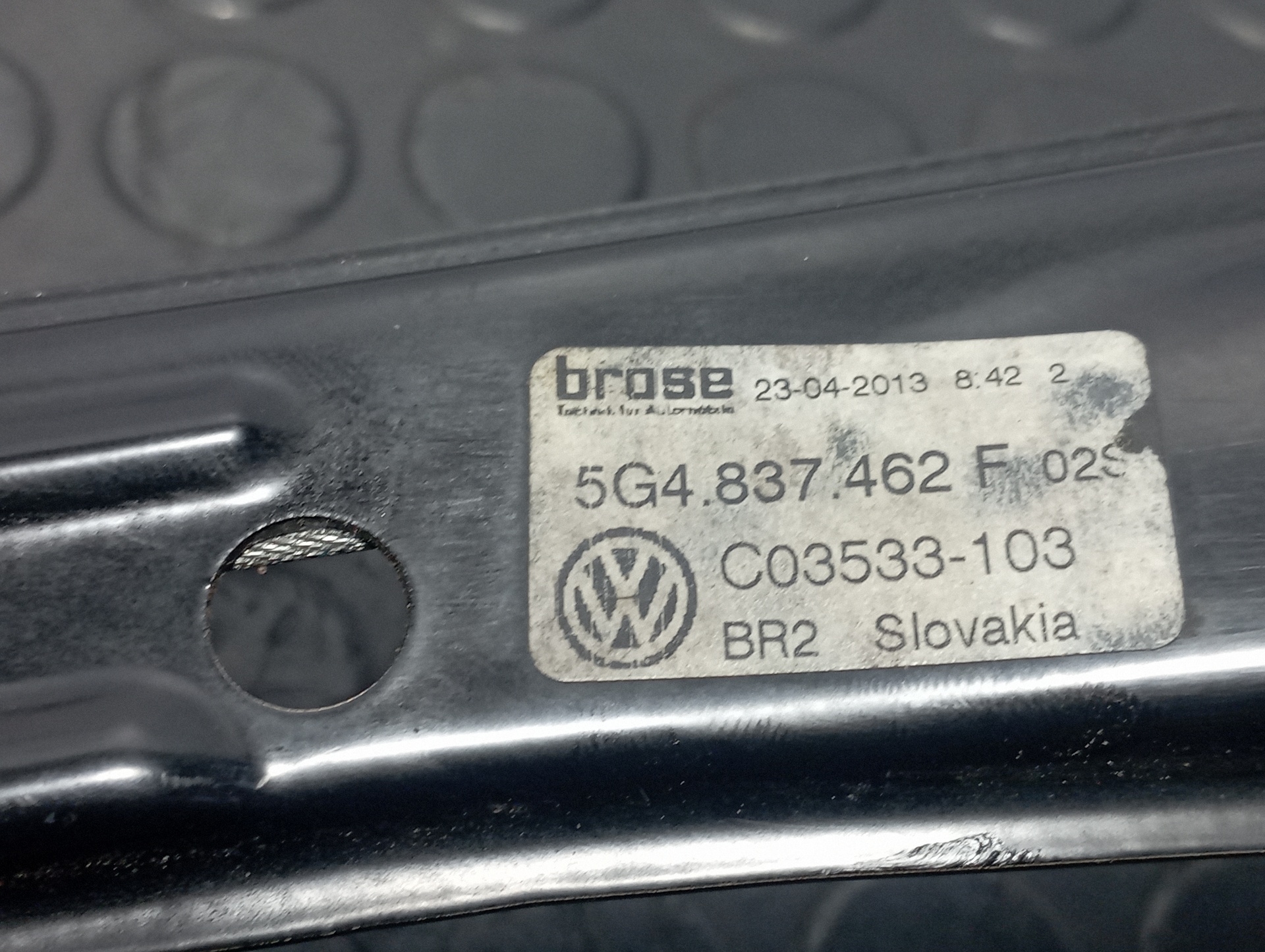 ELEVALUNAS DELANTERO DERECHO VOLKSWAGEN GOLF VII LIM. - vista 2