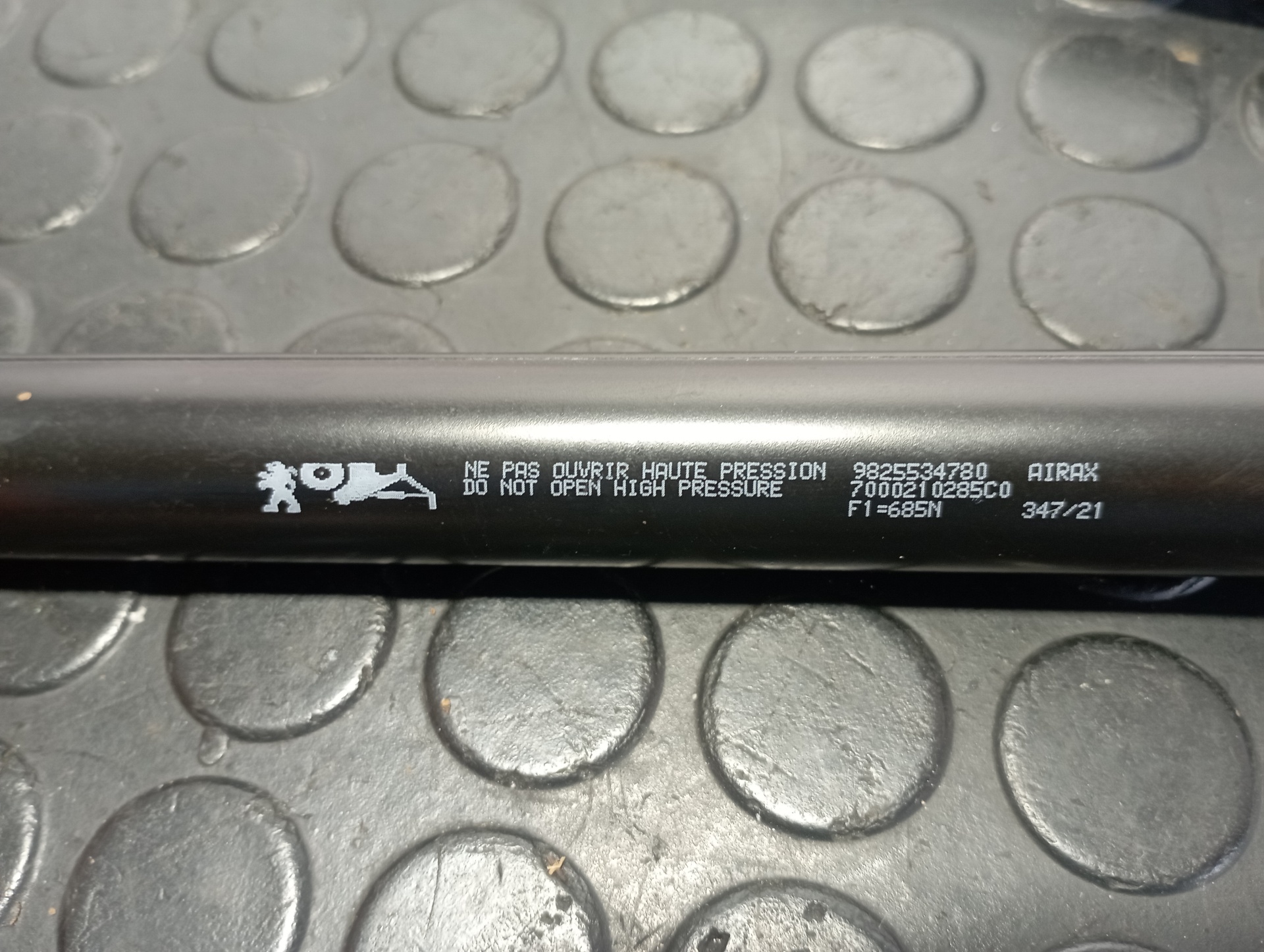 AMORTIGUADORES MALETERO / PORTON PEUGEOT 2008 (--.2013->) - vista 3