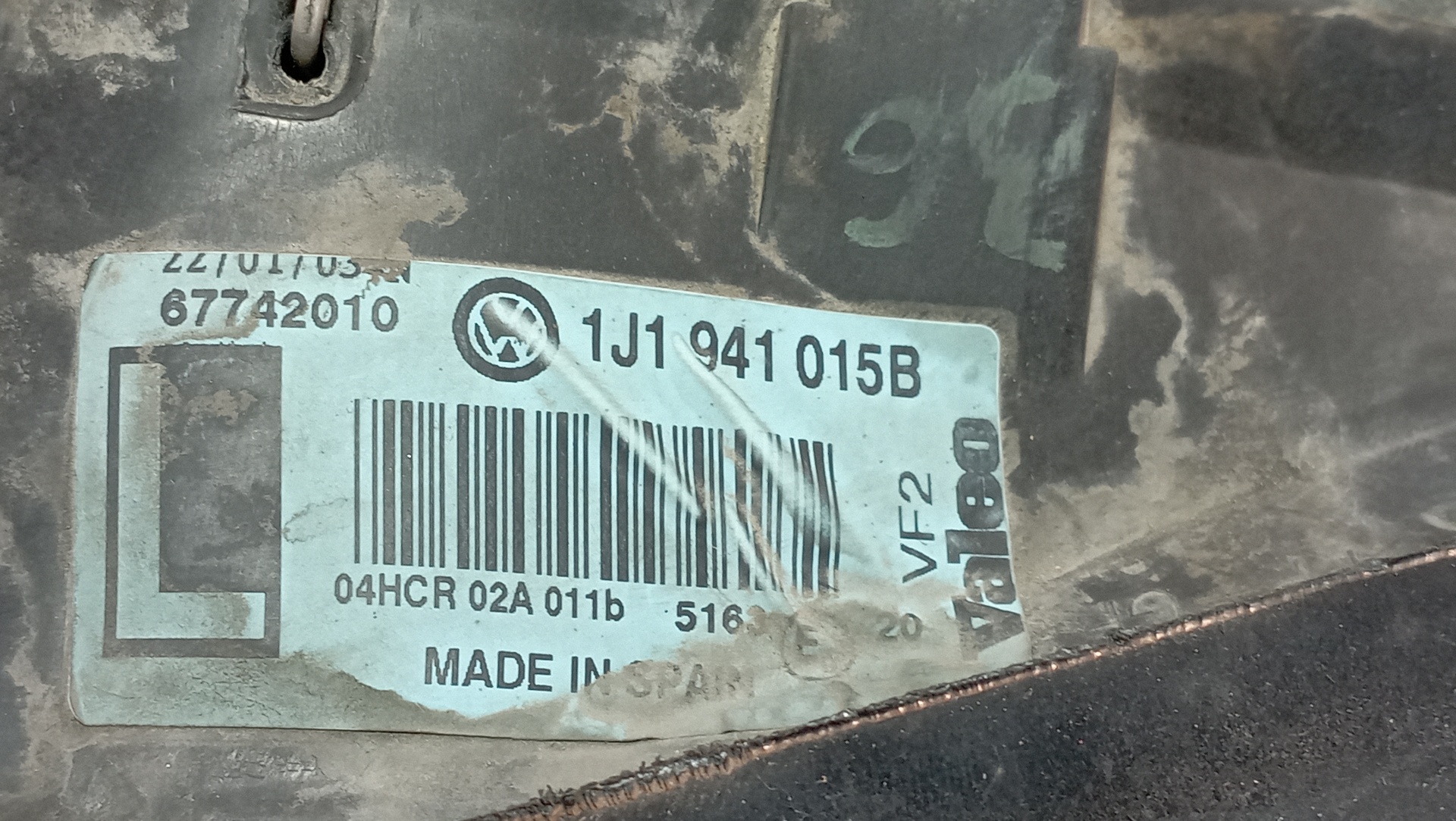 FARO IZQUIERDO VOLKSWAGEN GOLF IV BERLINA (1J1) - vista 3