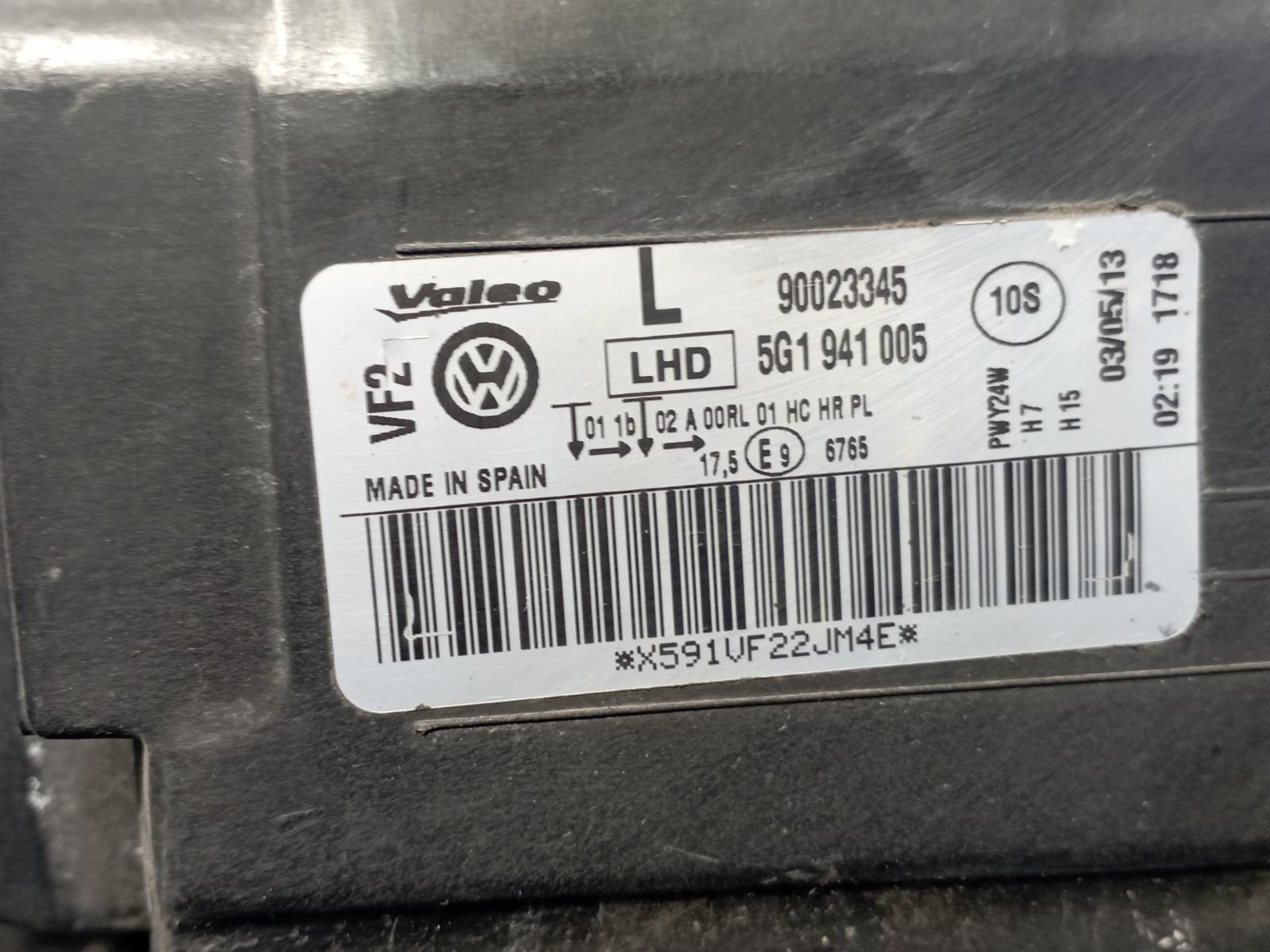 FARO IZQUIERDO VOLKSWAGEN GOLF VII LIM. - vista 4