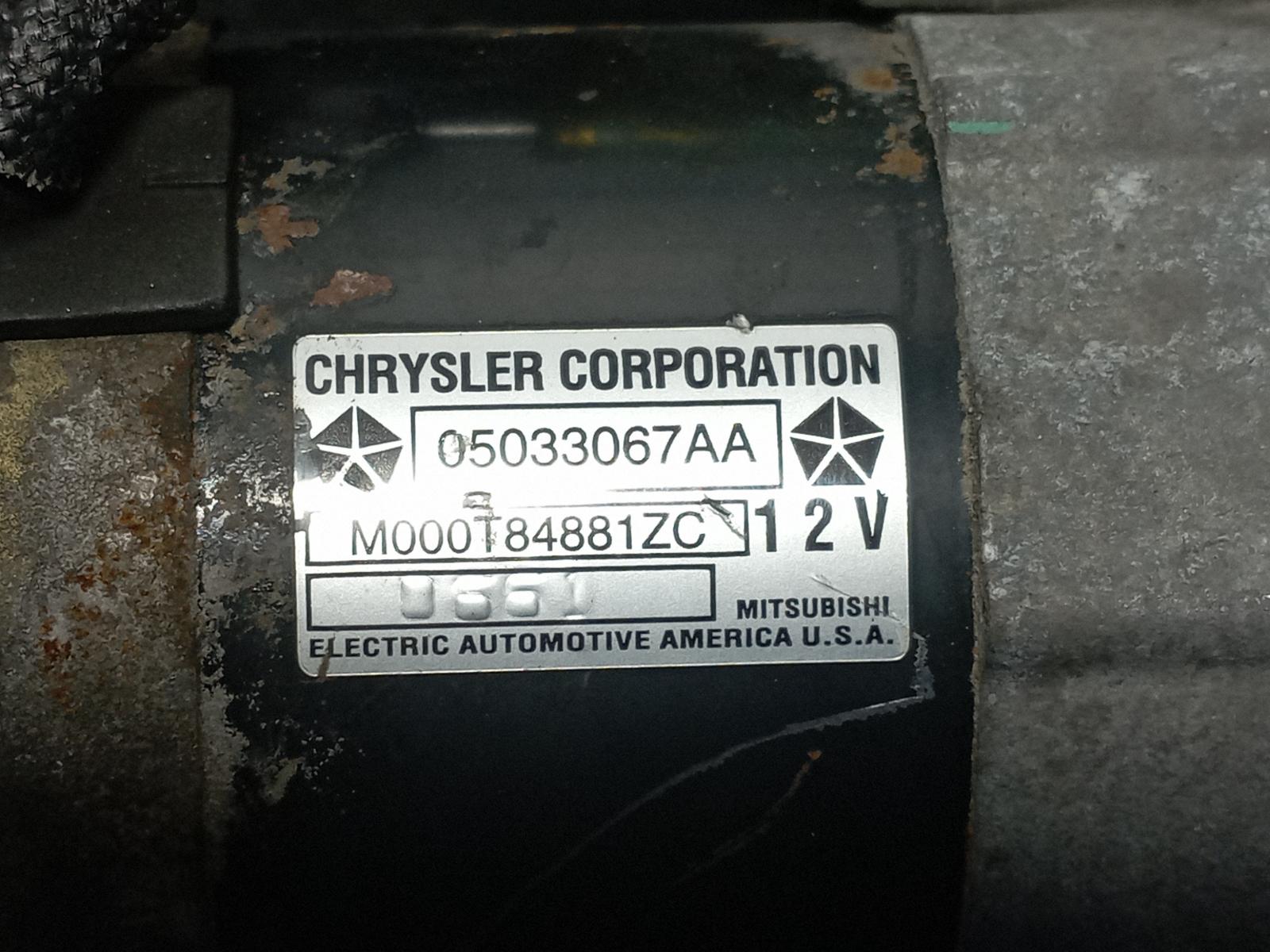 MOTOR ARRANQUE CHRYSLER SEBRING BERLINA (JR41) - vista 3