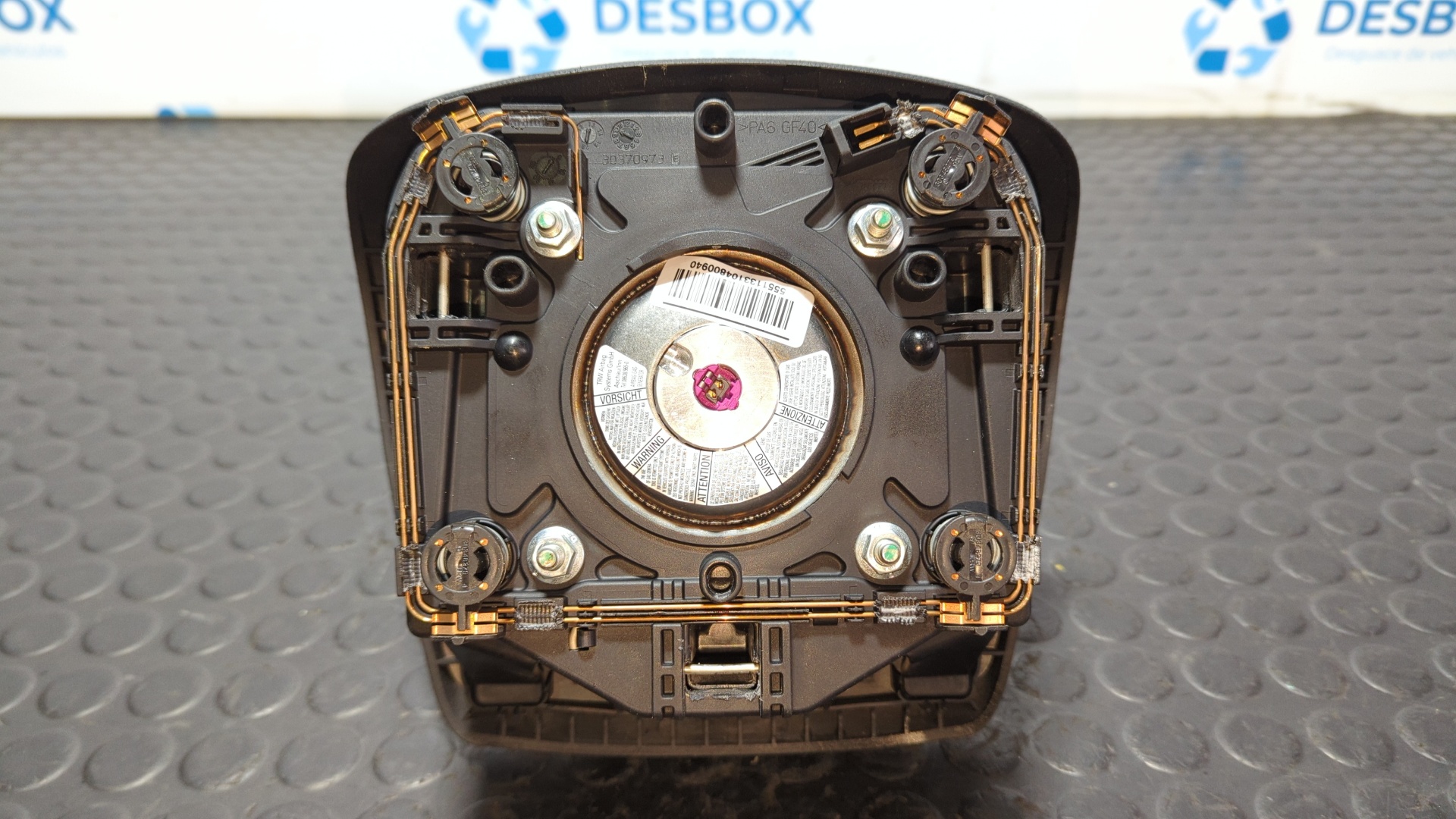 AIRBAG DELANTERO IZQUIERDO PEUGEOT BOXER CAJA CERR. TECHO ELEVADO (BAT.3450)(335)(2007 =>) - vista 2