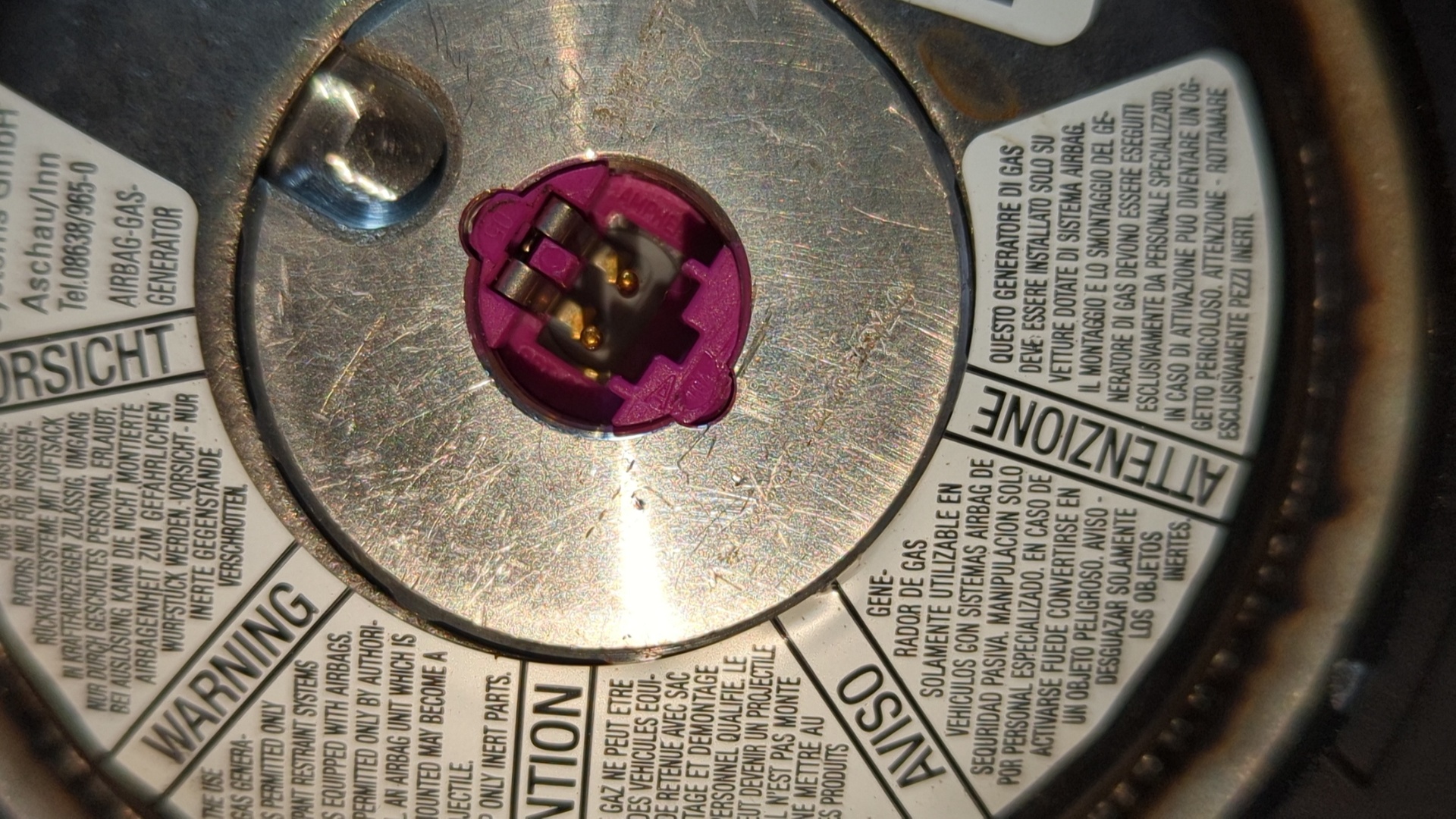 AIRBAG DELANTERO IZQUIERDO PEUGEOT BOXER CAJA CERR. TECHO ELEVADO (BAT.3450)(335)(2007 =>) - vista 4