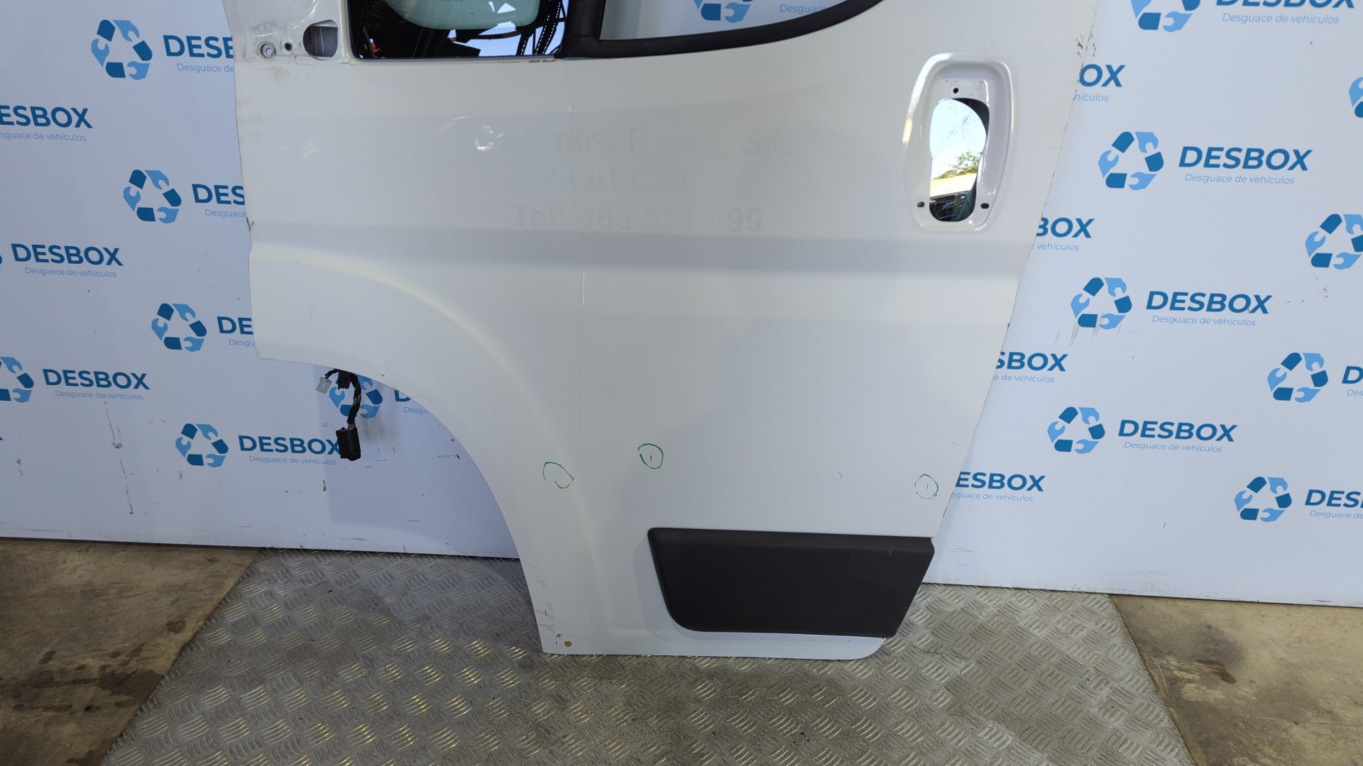 PUERTA DELANTERA IZQUIERDA PEUGEOT BOXER CAJA CERR. TECHO ELEVADO (BAT.3450)(335)(2007 =>) - vista 3