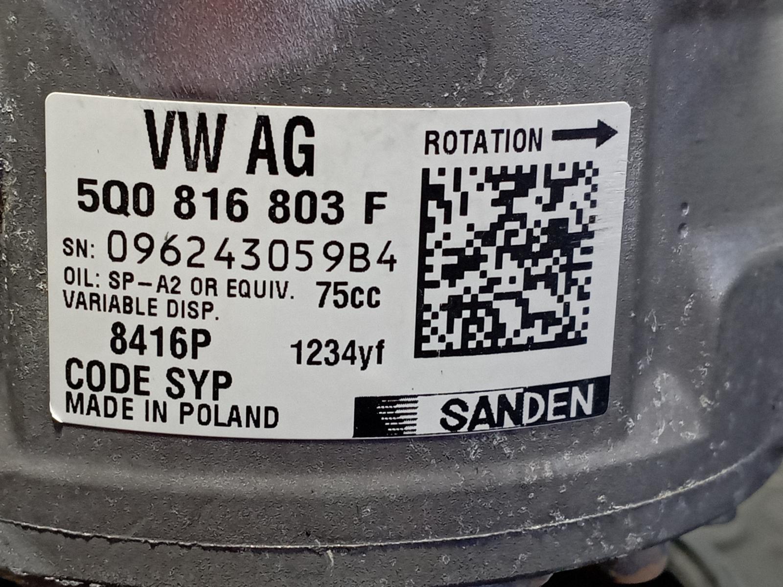 COMPRESOR AIRE ACONDICIONADO VOLKSWAGEN TIGUAN - vista 6