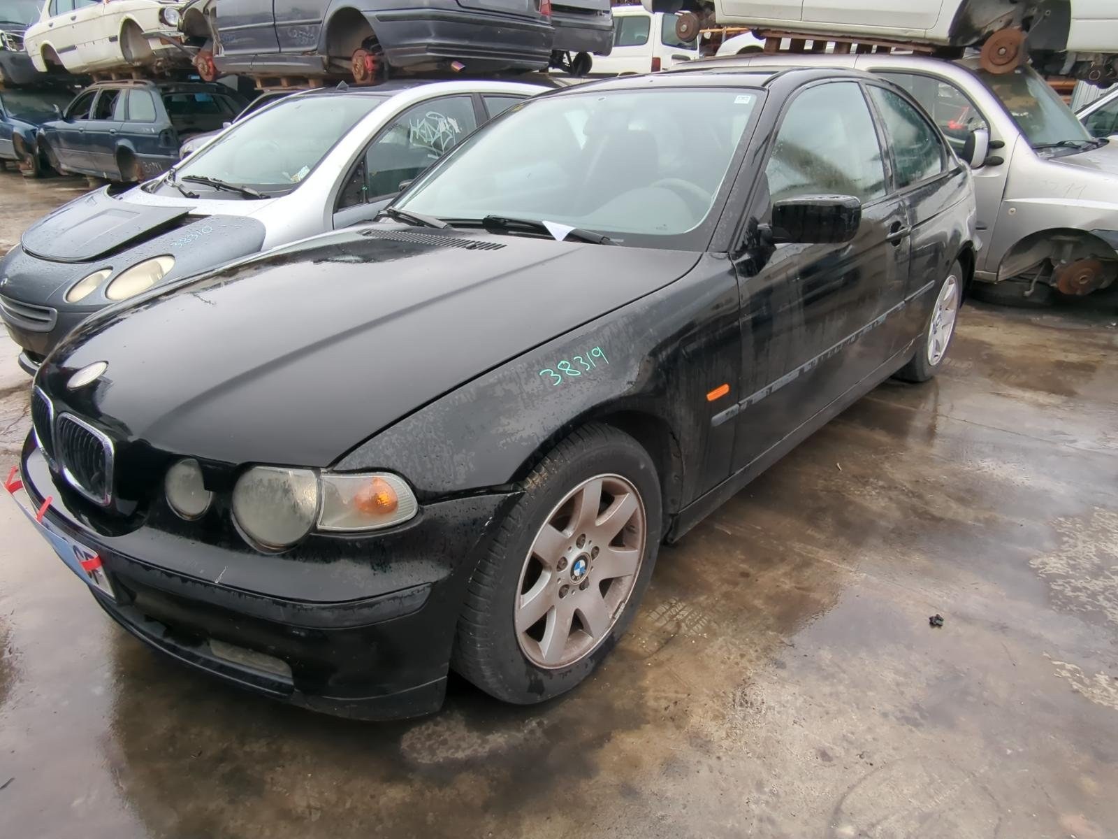 CINTURON DELANTERO DERECHO BMW SERIE 3 COMPACT (E46) - recambio desguace - vista 2