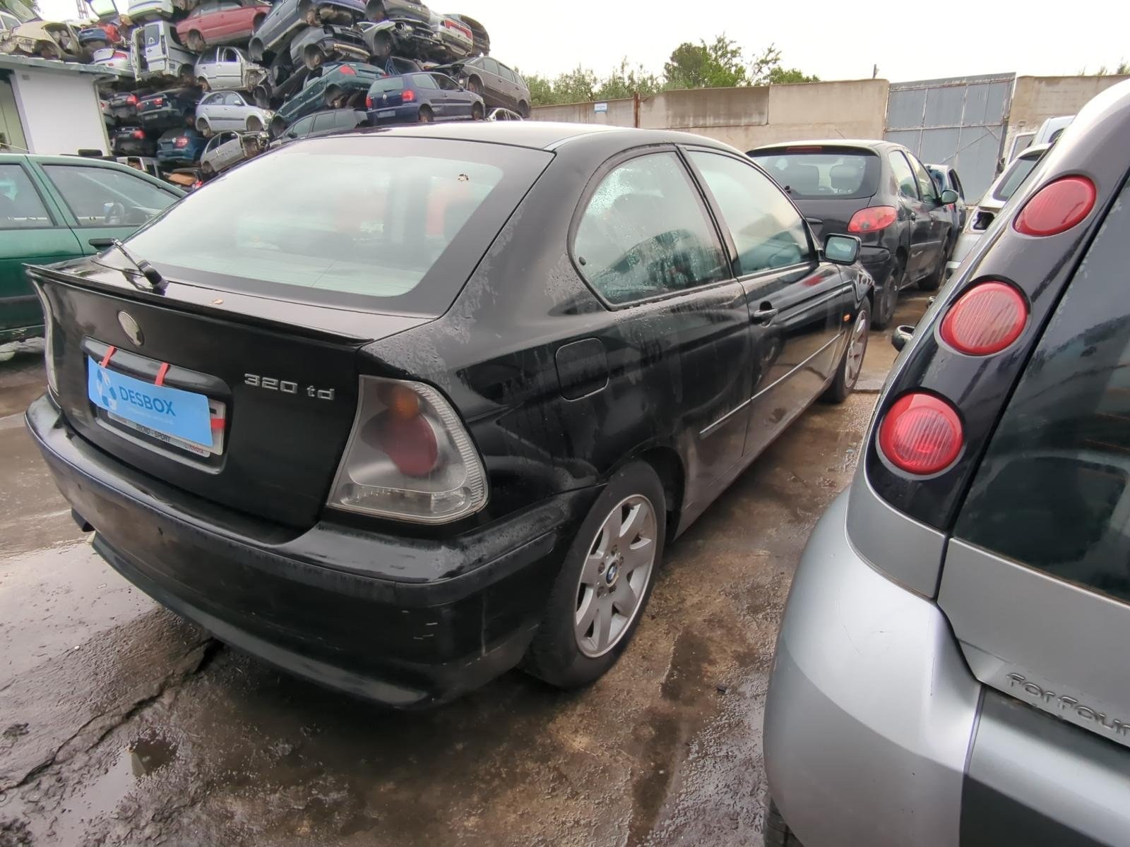 CINTURON DELANTERO DERECHO BMW SERIE 3 COMPACT (E46) - recambio desguace - vista 9