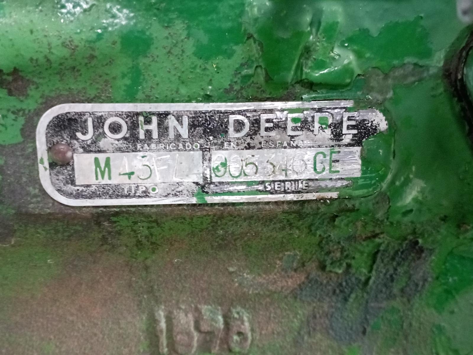 MOTOR JOHN DEERE 1020 - recambio desguace - vista 6
