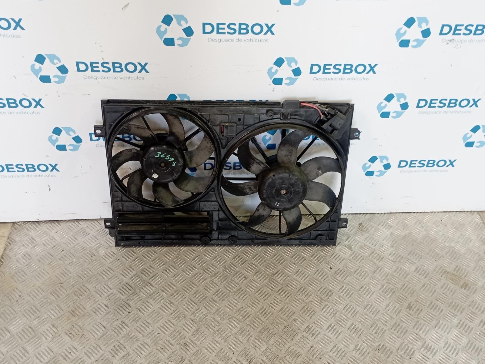 ELECTROVENTILADOR VOLKSWAGEN PASSAT BERLINA (3C2) - recambio desguace - vista 2